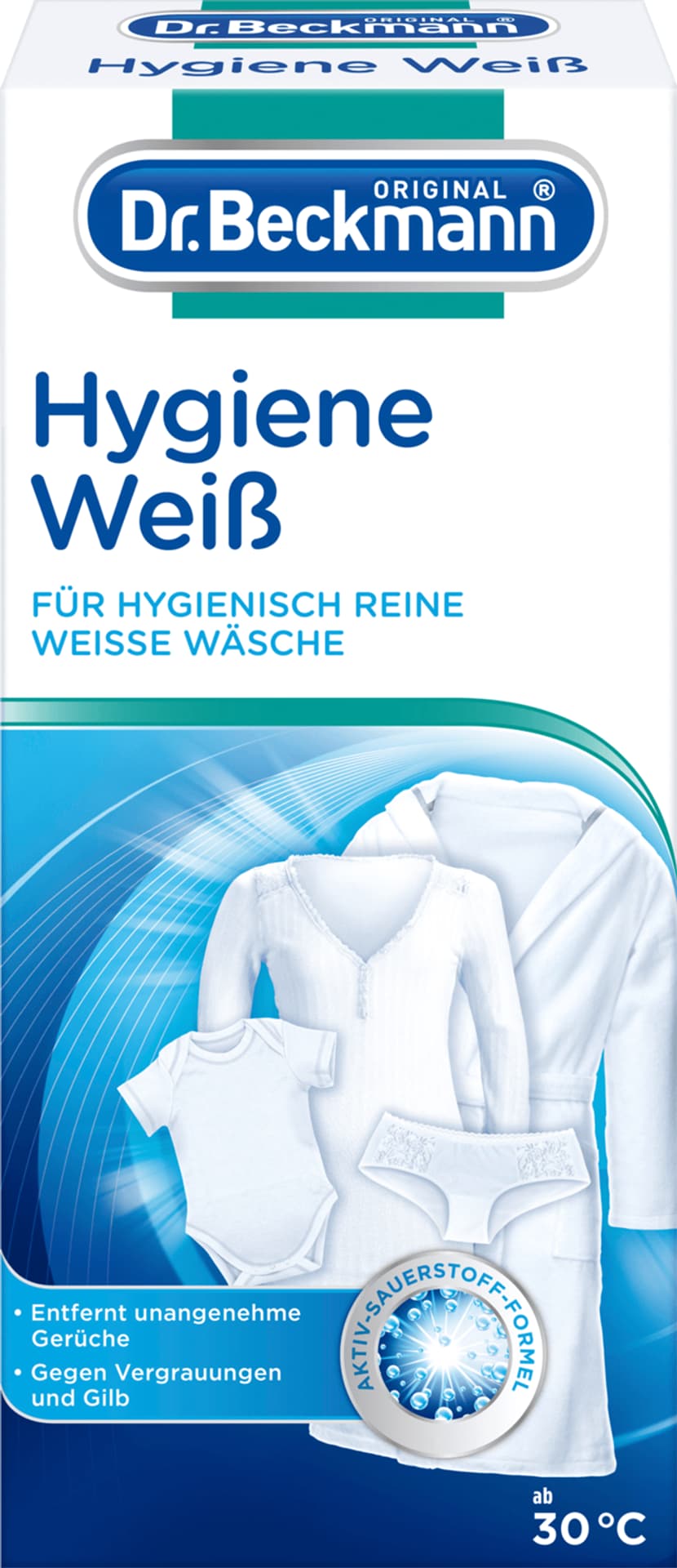 

Dr. Beckmann Hygiene Weiss Wybielacz do Tkanin 500 g DE