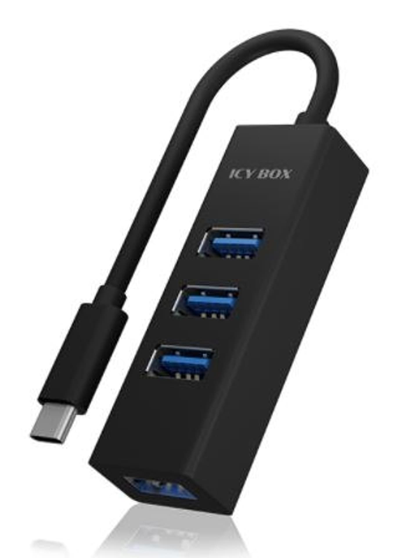 

Raidsonic 4-port USB 3.0 Type-C Hub IB-HUB1419-C3 Black