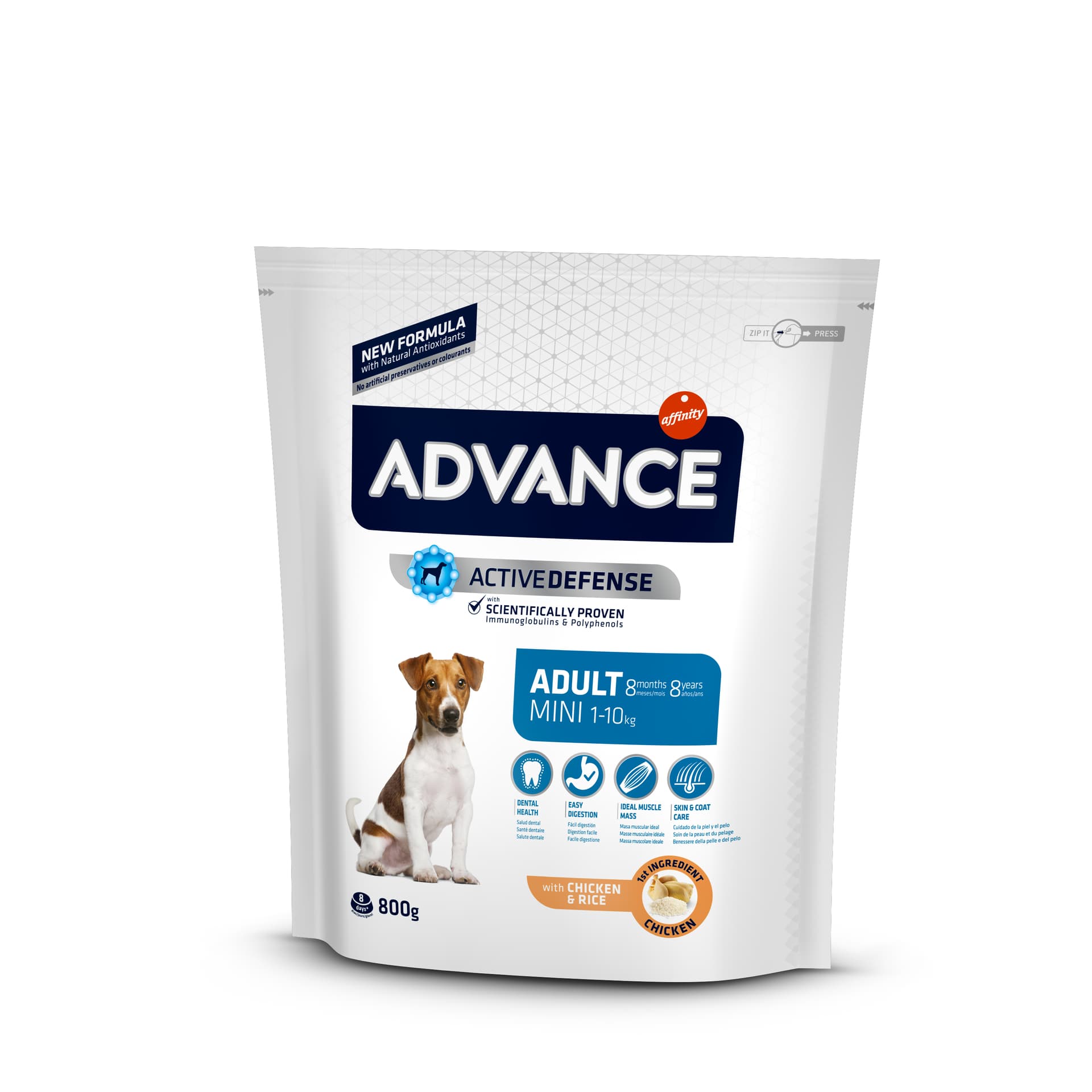 

ADVANCE Mini Adult - sucha karma dla psów ras małych 800g [502110]