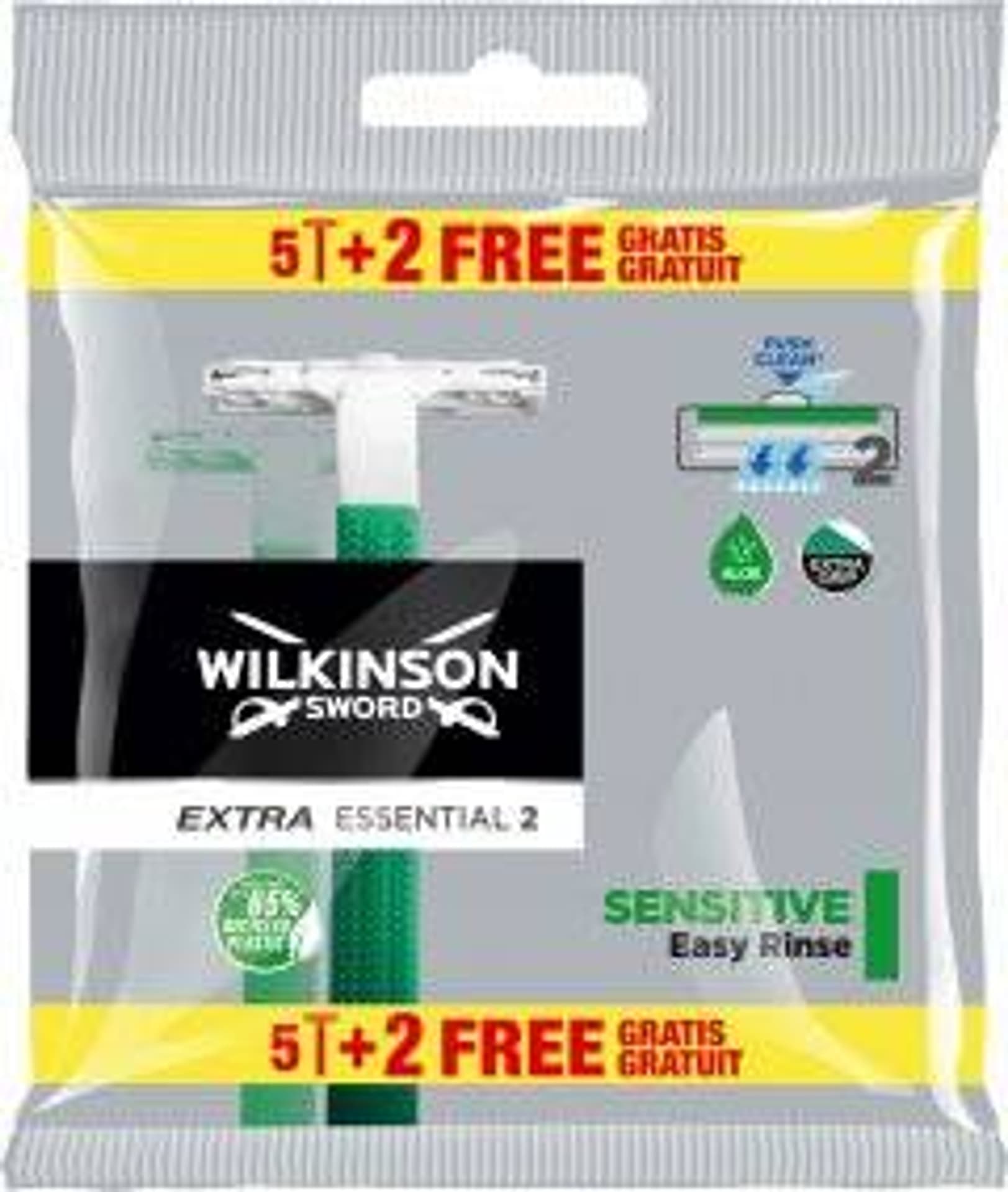 

Wilkinson Sword Extra 2 Essential Sensitive 5+2szt