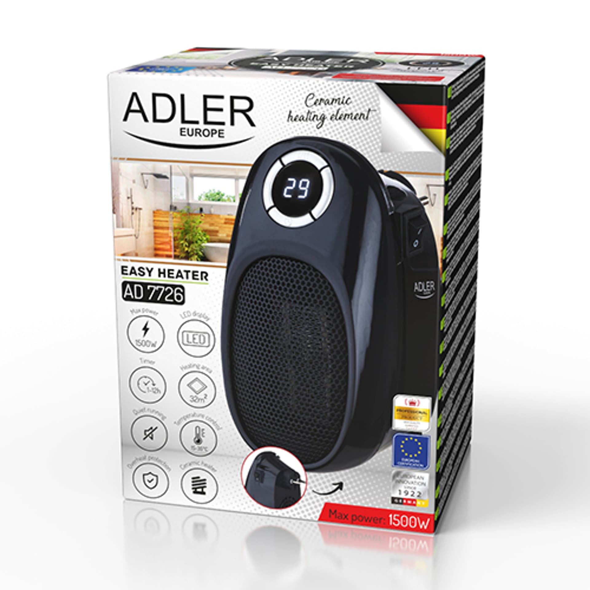 

AD 7726 Termowentylator - easy heater