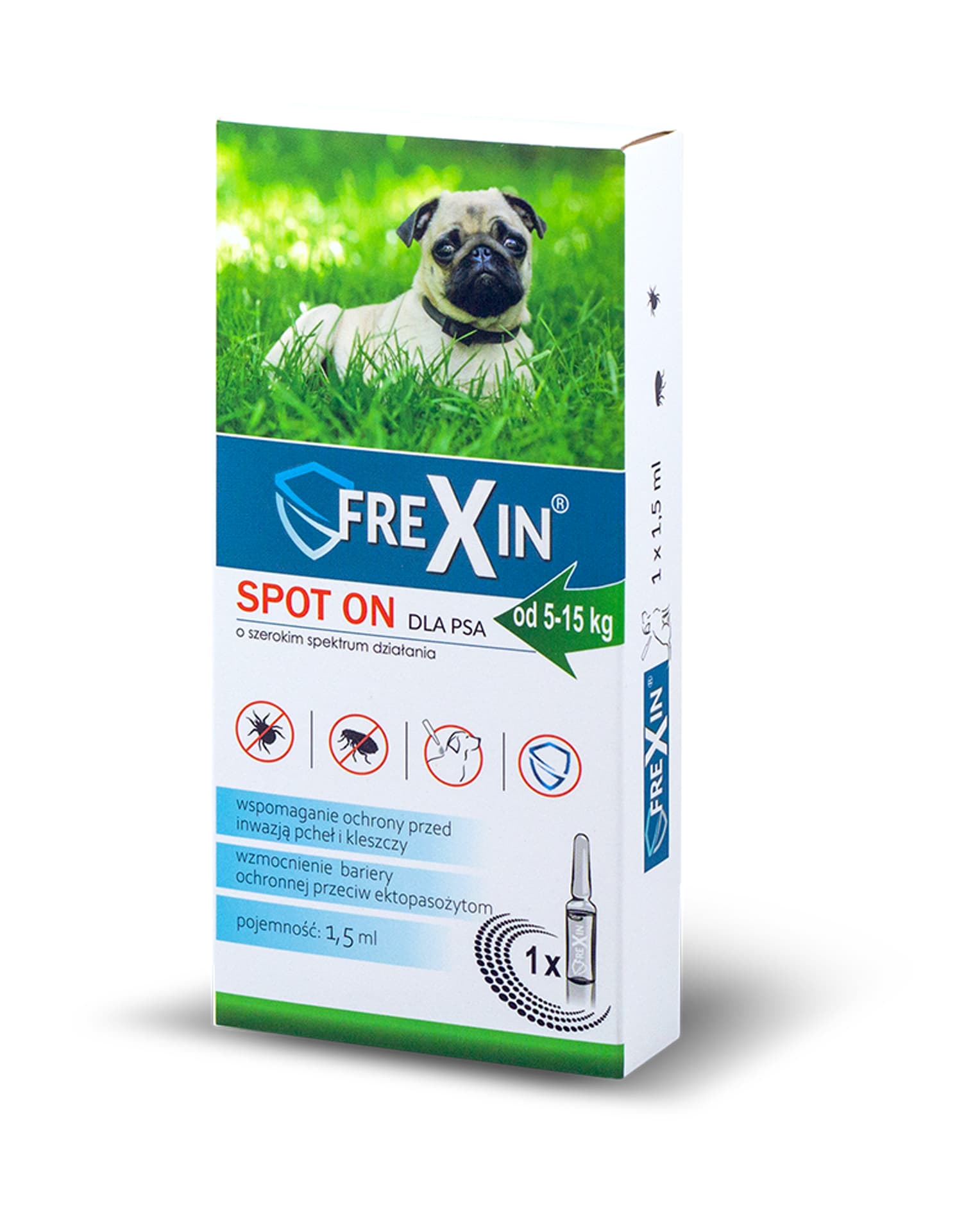 

FREXIN Krople przeciw ektopasożytom dla psa 1,5ml [24408]