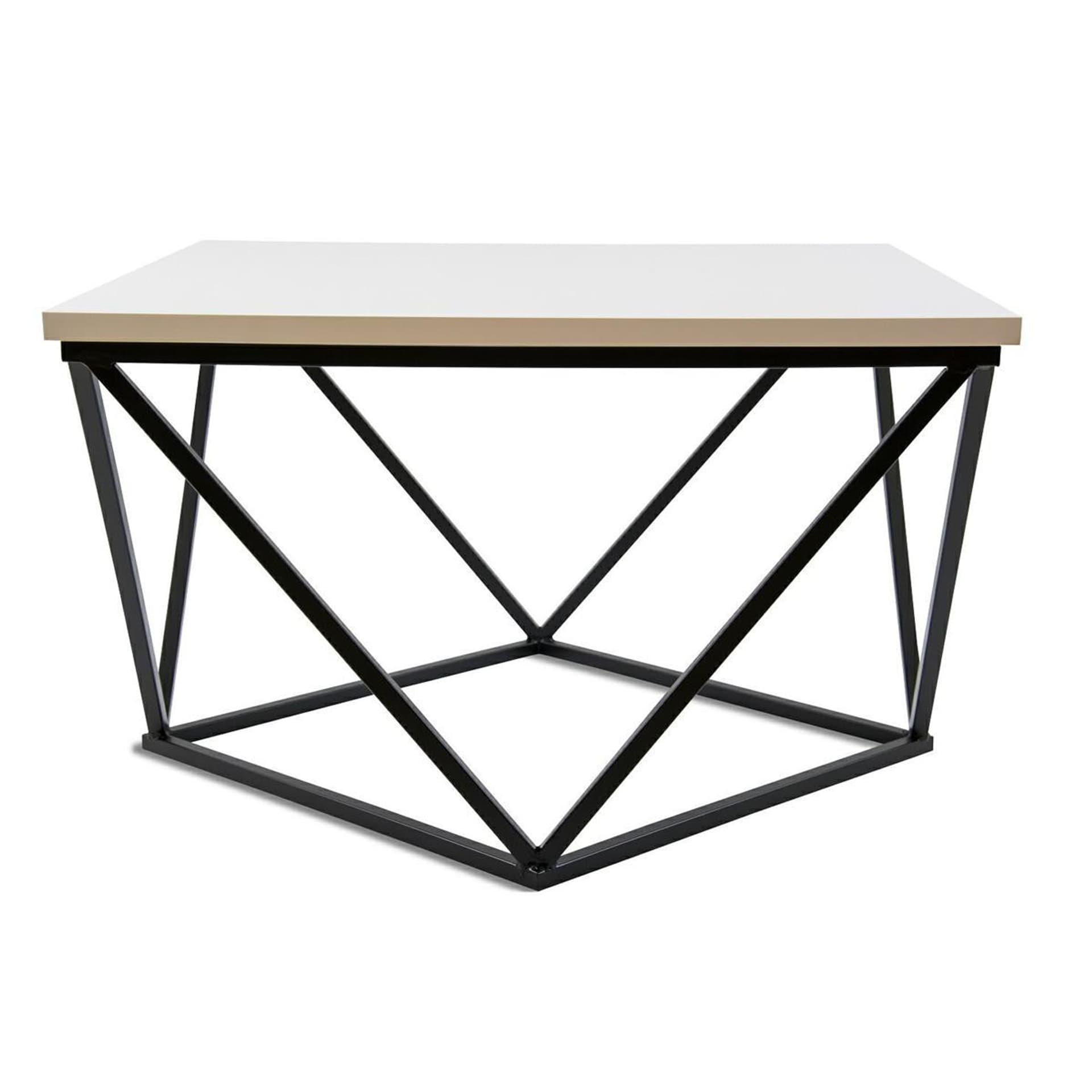 

Stolik kawowy Curved 60 cm czarno biały