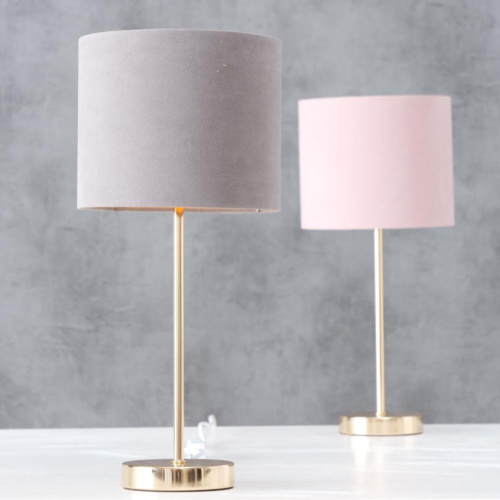

Lampa stołowa Lorie szara