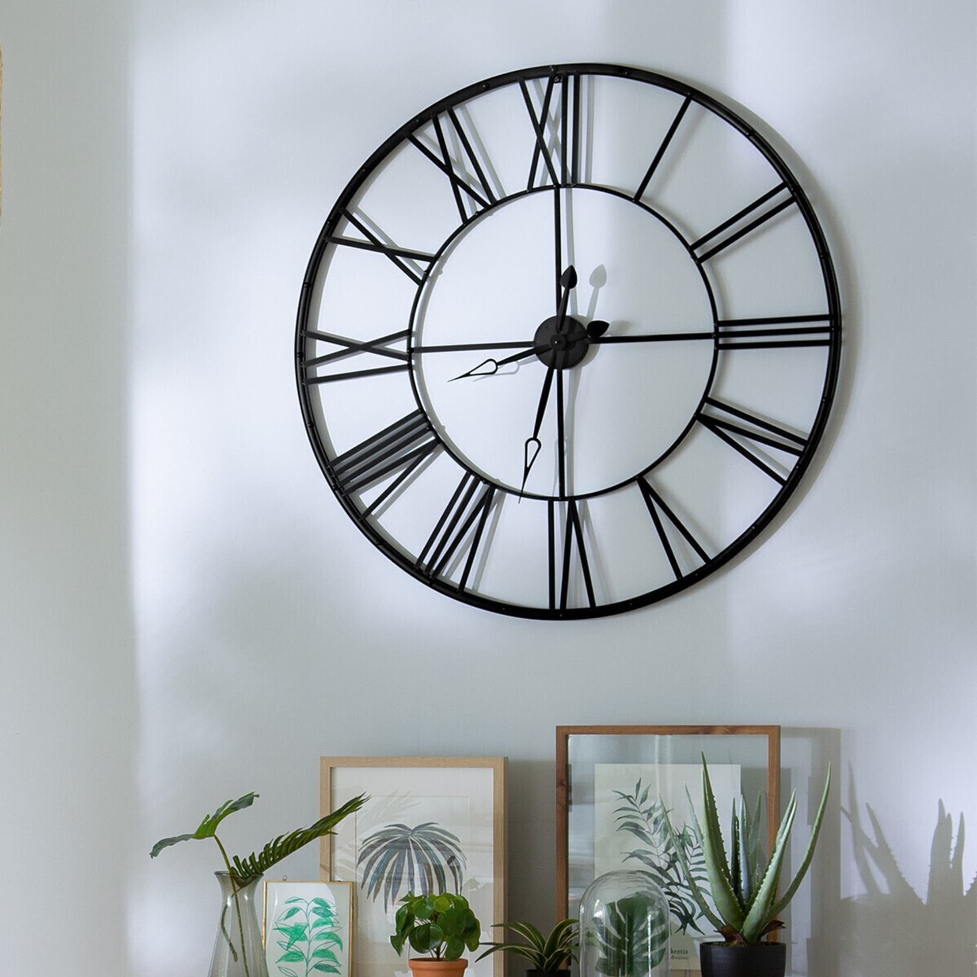 

Zegar ścienny vintage brązowy 70 cm