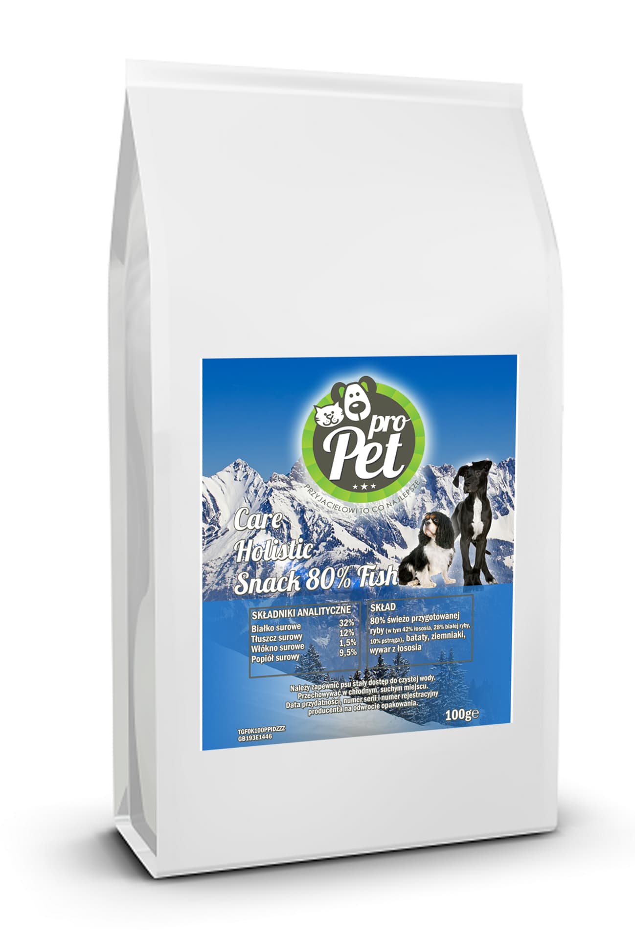 

PROPET Przysmak dla psa 80% ryby 100g