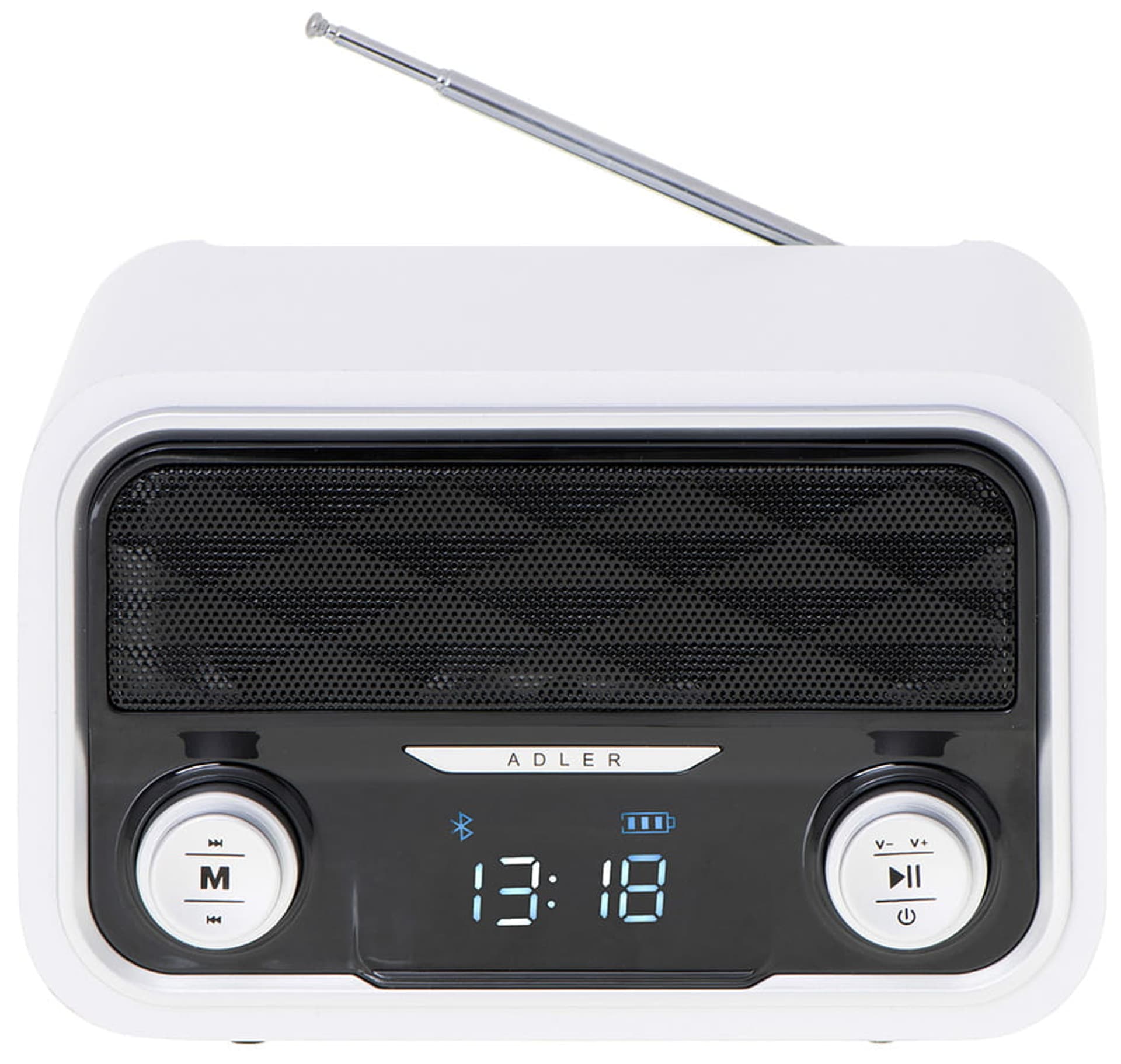 

Radio Bluetooth Adler AD 1185 białe