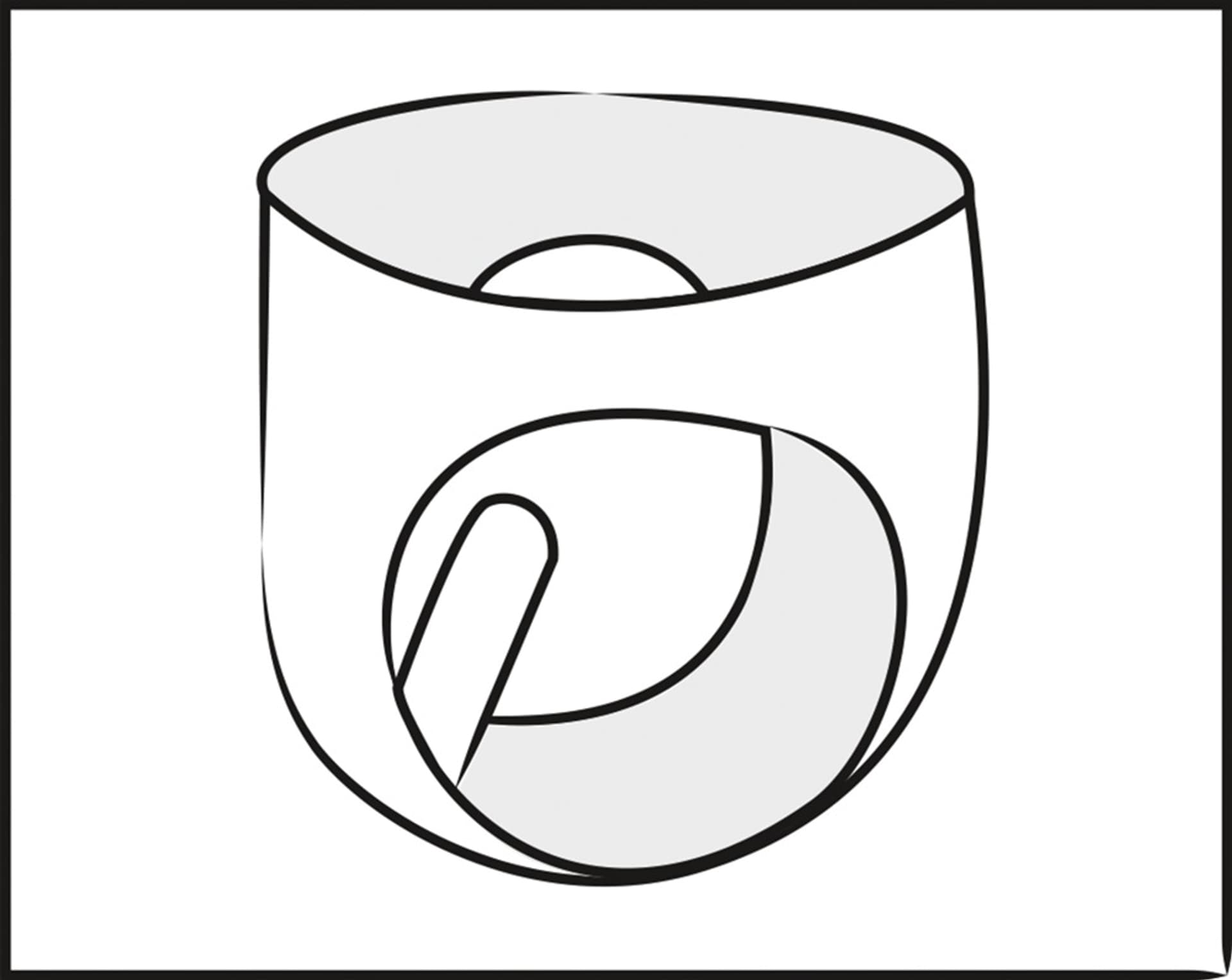 

Lateksowe majtki z korkiem L