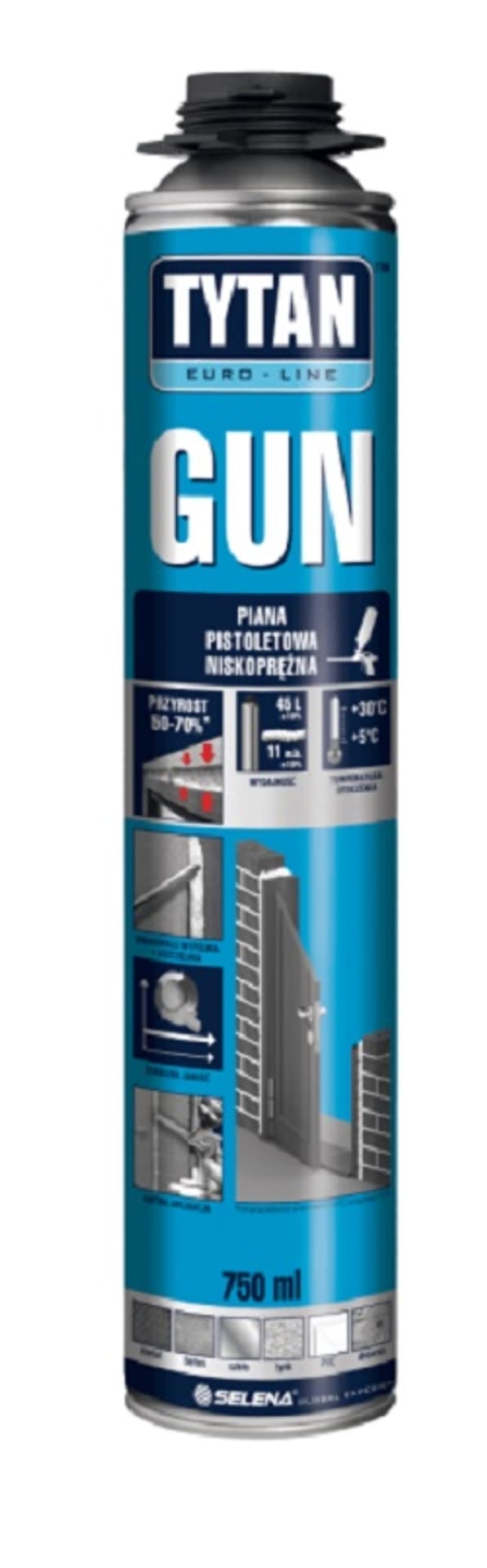 

PIANKA PISTOLETOWA EUROLINE GUN 750ML 02