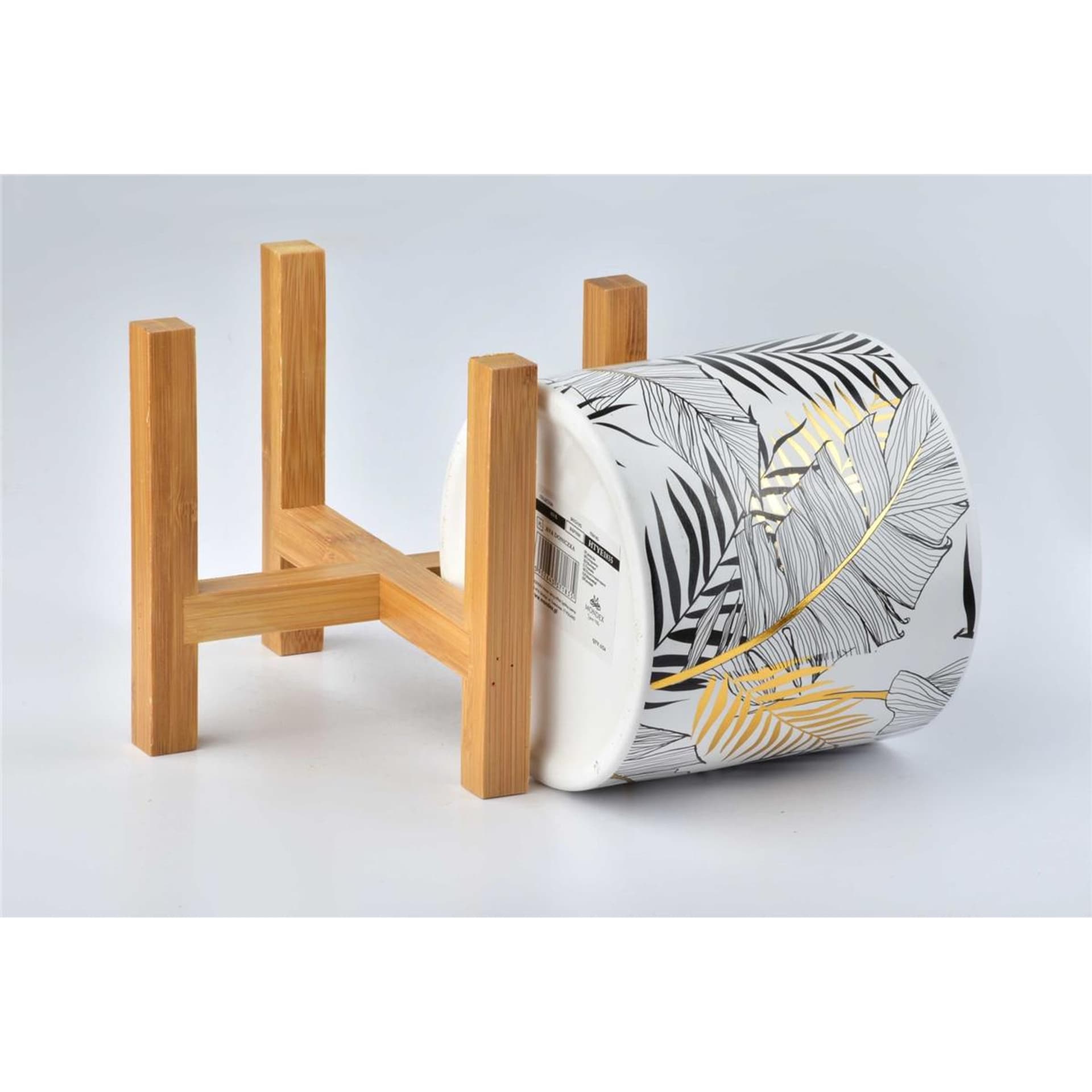 

Doniczka Ava Jungle White and Gold