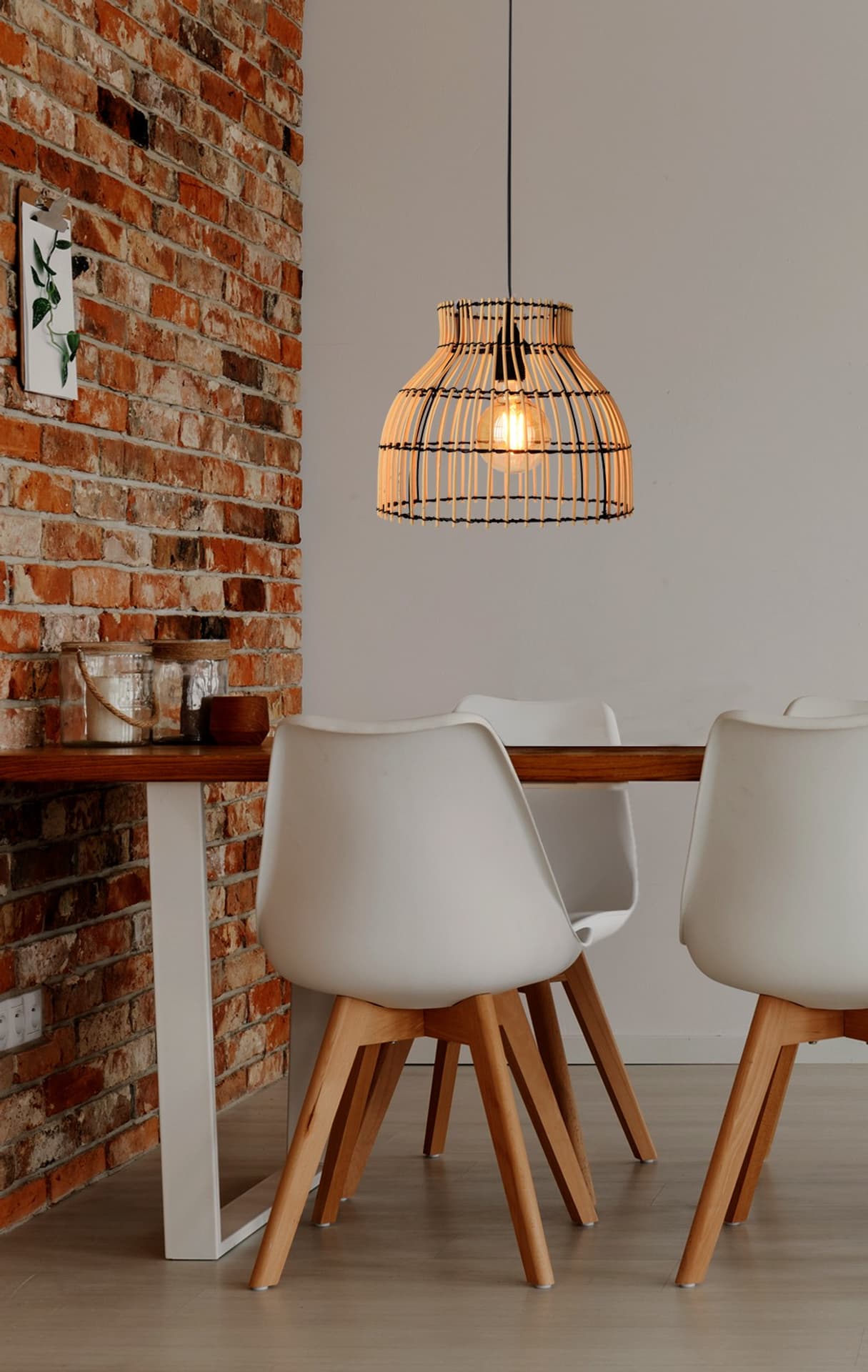 

Lampa sufitowa bambus Natural 31x26 cm