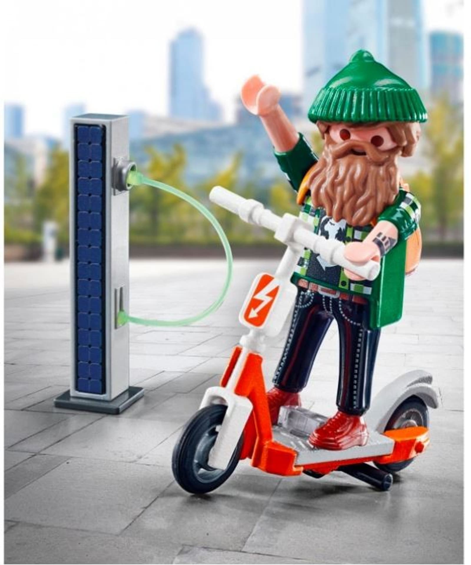 

Zestaw z figurką Special Plus 70873 Hipster z elektryczną hulajnogą