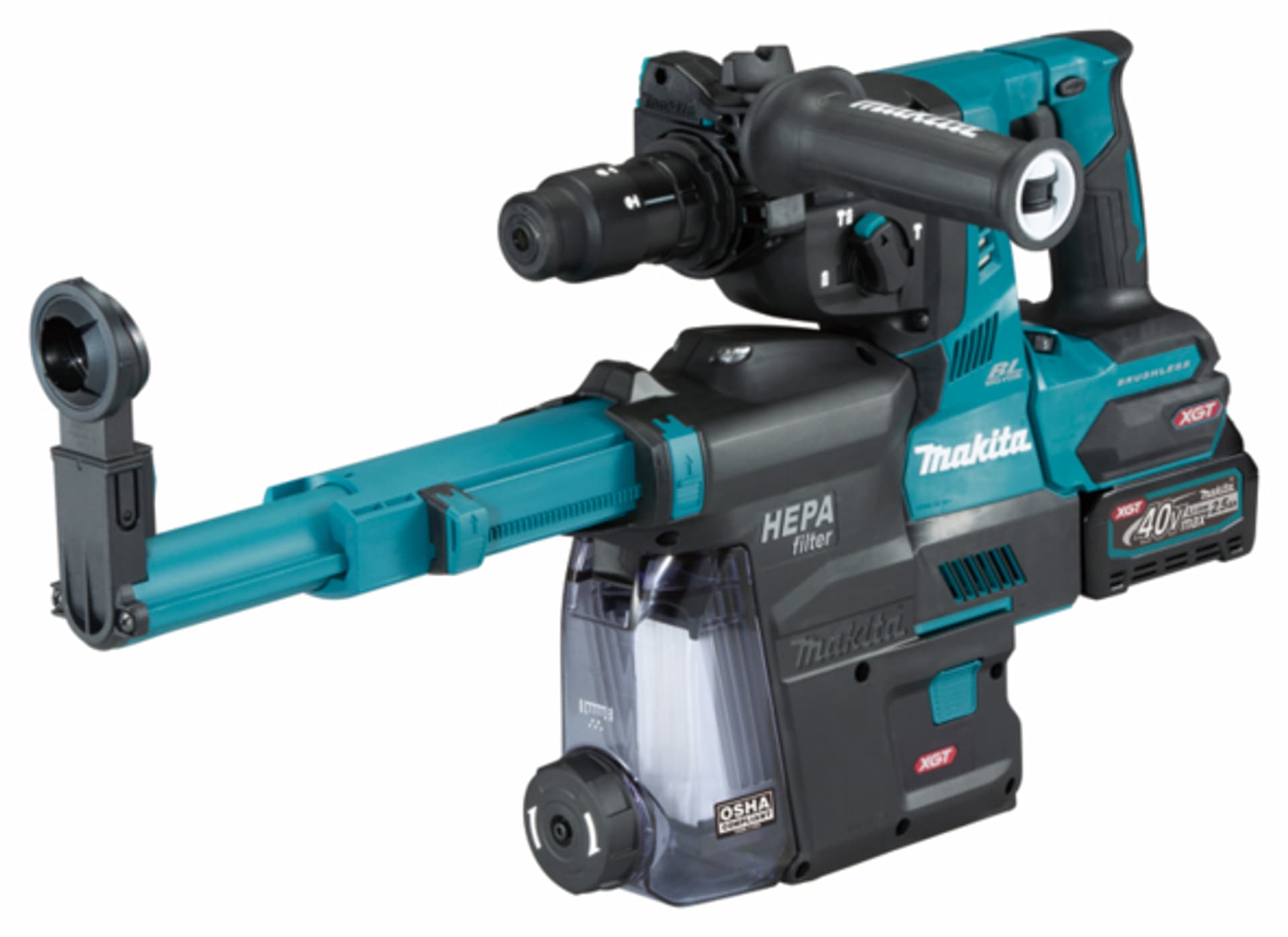 

MŁOTOWIERTARKA AKUMULOTOROWA SDS+ 40V XGT 2*4.0AH MAKPAC