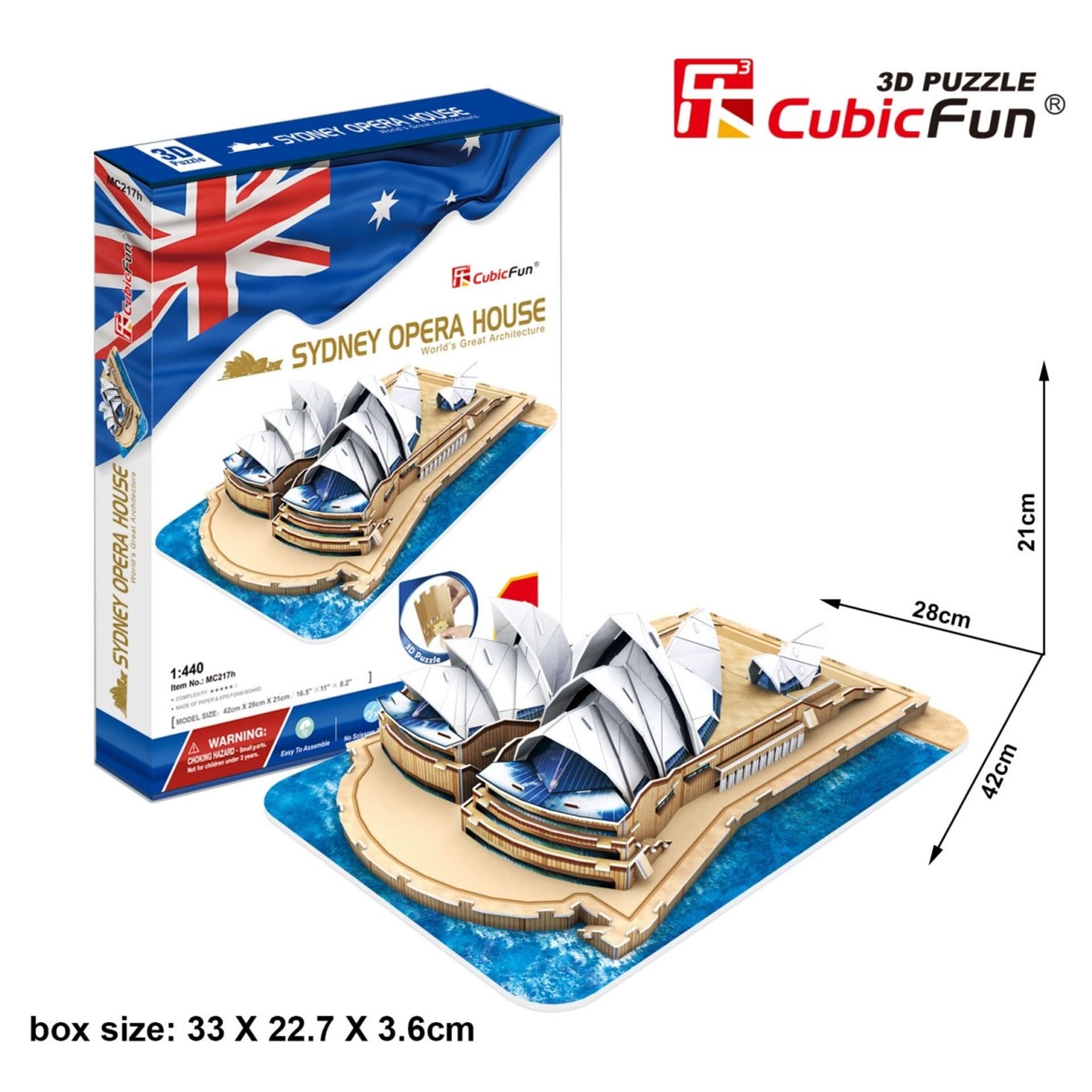 

Puzzle 3D Opera Sydney zestaw XL