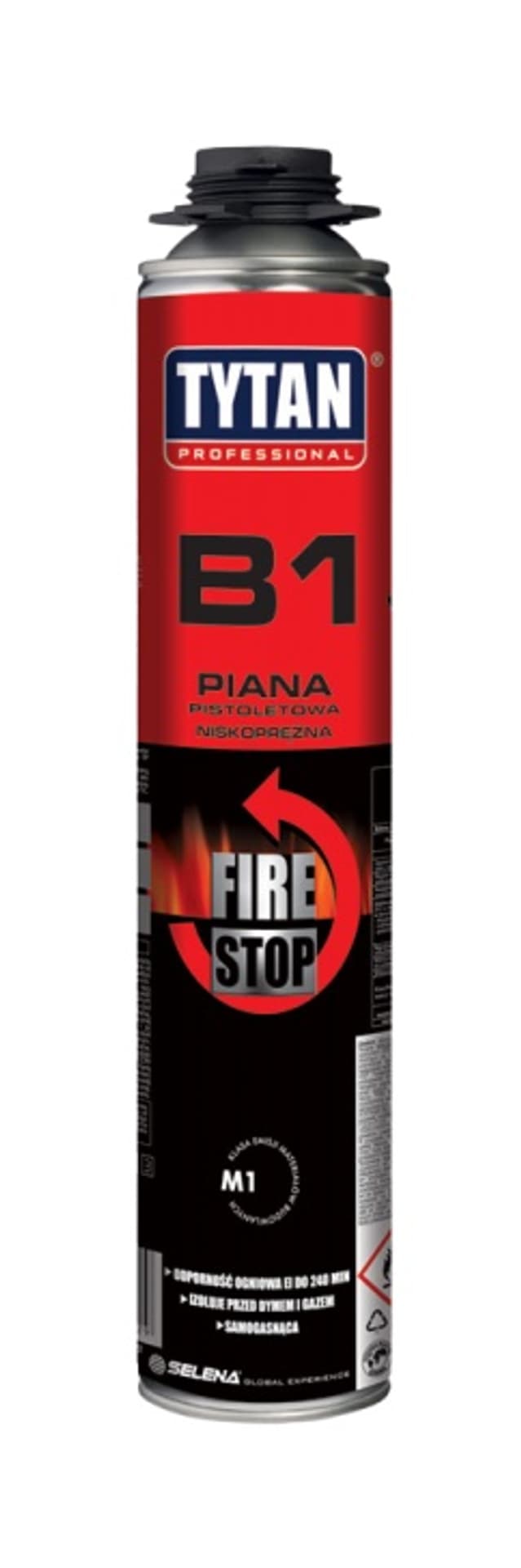 

PIANKA PISTOLETOWA TYTAN B1 750ML OGNIOODPORNA