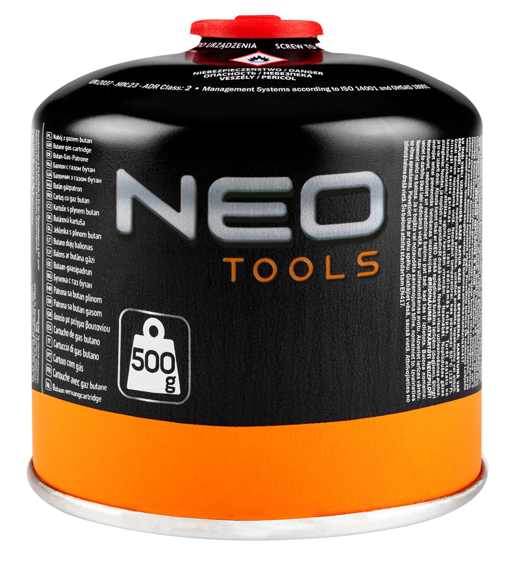 

Nabój z gazem butan 500g, nakręcany
