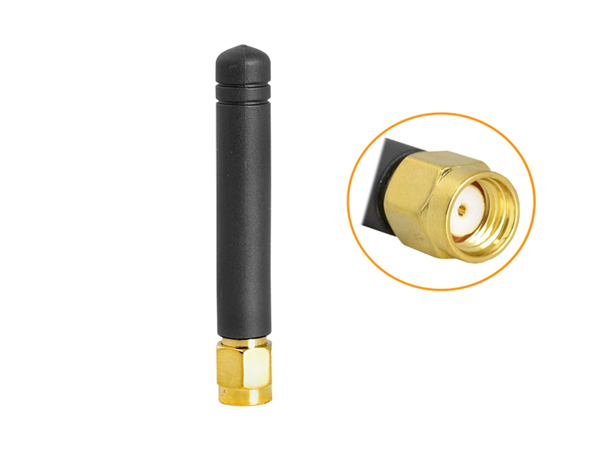 

Antena GSM LTE 4G 800-1900MHz 2.5dbi SMA ż 51mm. (1LM)