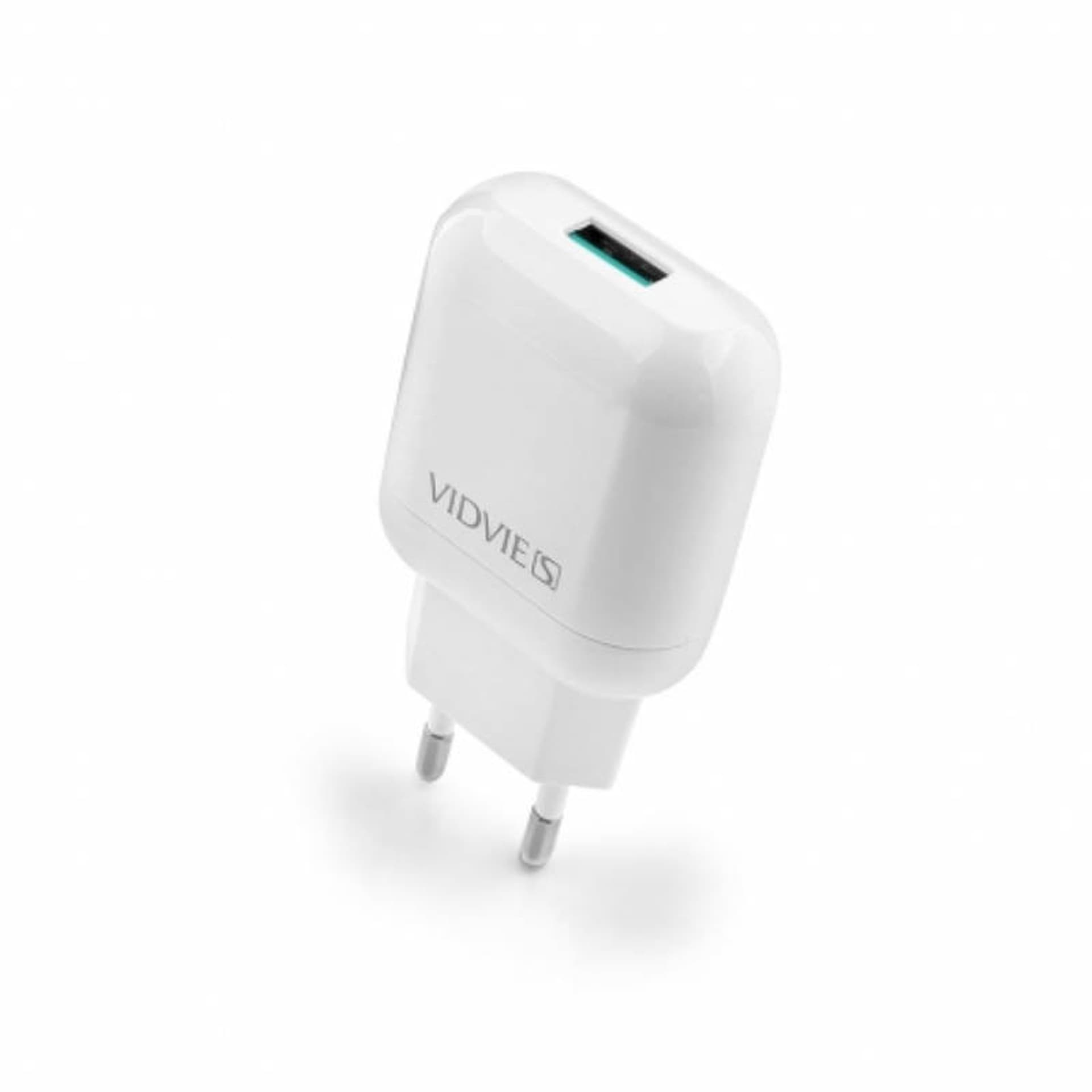 

Ładowarka Sieciowa 1xUSB QC 3.0 VIDVIE CE11Q biała