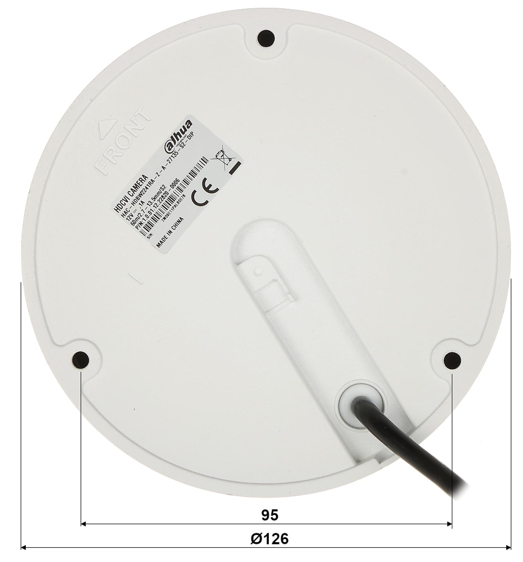 

KAMERA WANDALOODPORNA AHD, HD-CVI, HD-TVI, PAL HAC-HDBW2241RA-Z-A-27135-S2-DIP - 1080p 2.7 ... 13.5 mm - <strong>MOTOZOOM </strong>DAHUA