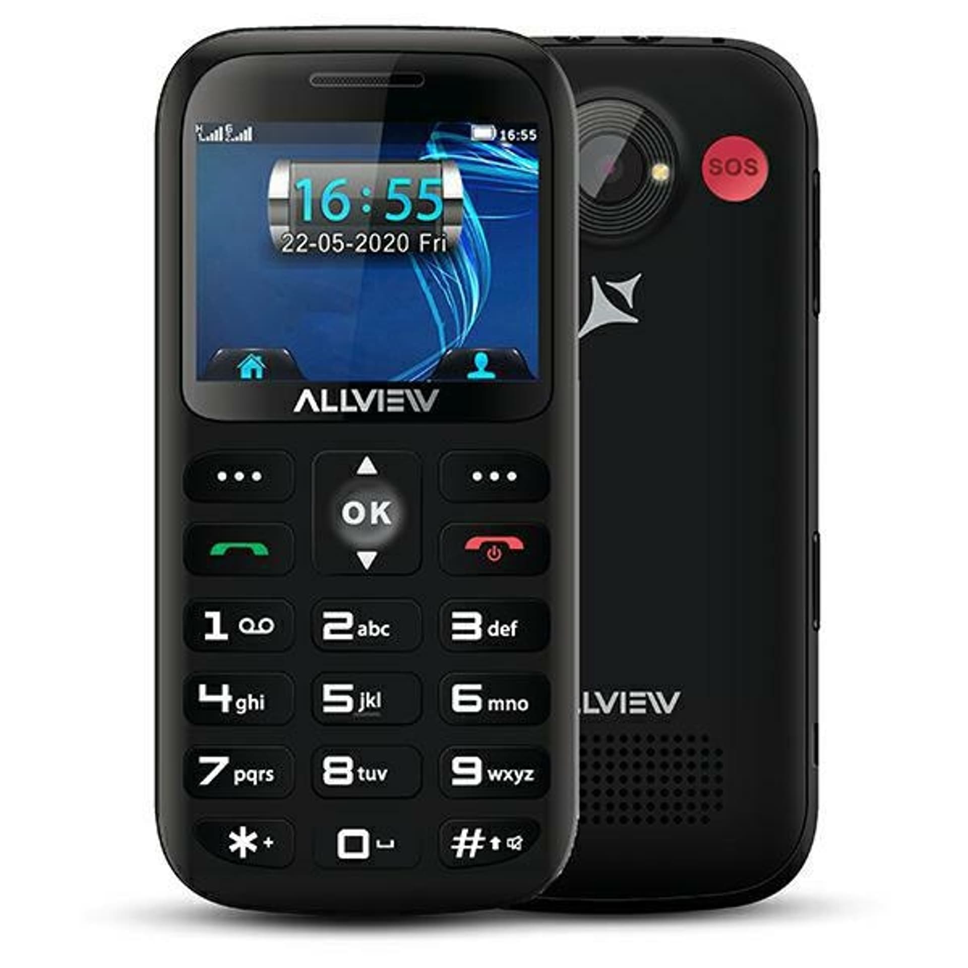 

Allview Telefon D3 Senior czarny/black