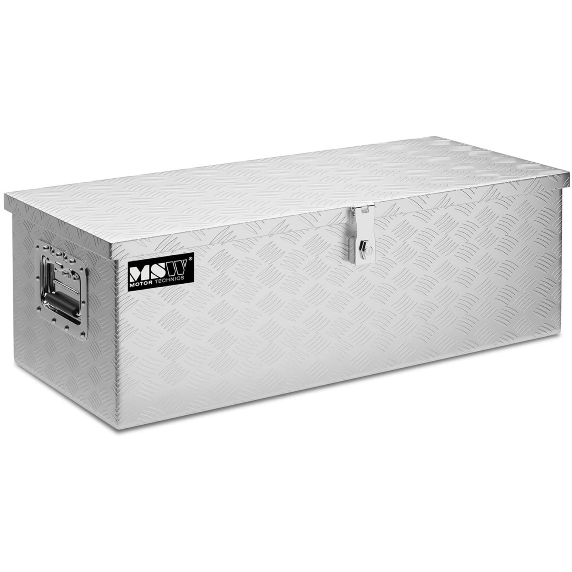 

Skrzynia narzędziowa transportowa aluminiowa zamykana na klucz 48 l 76 x 35 x 25.5 cm