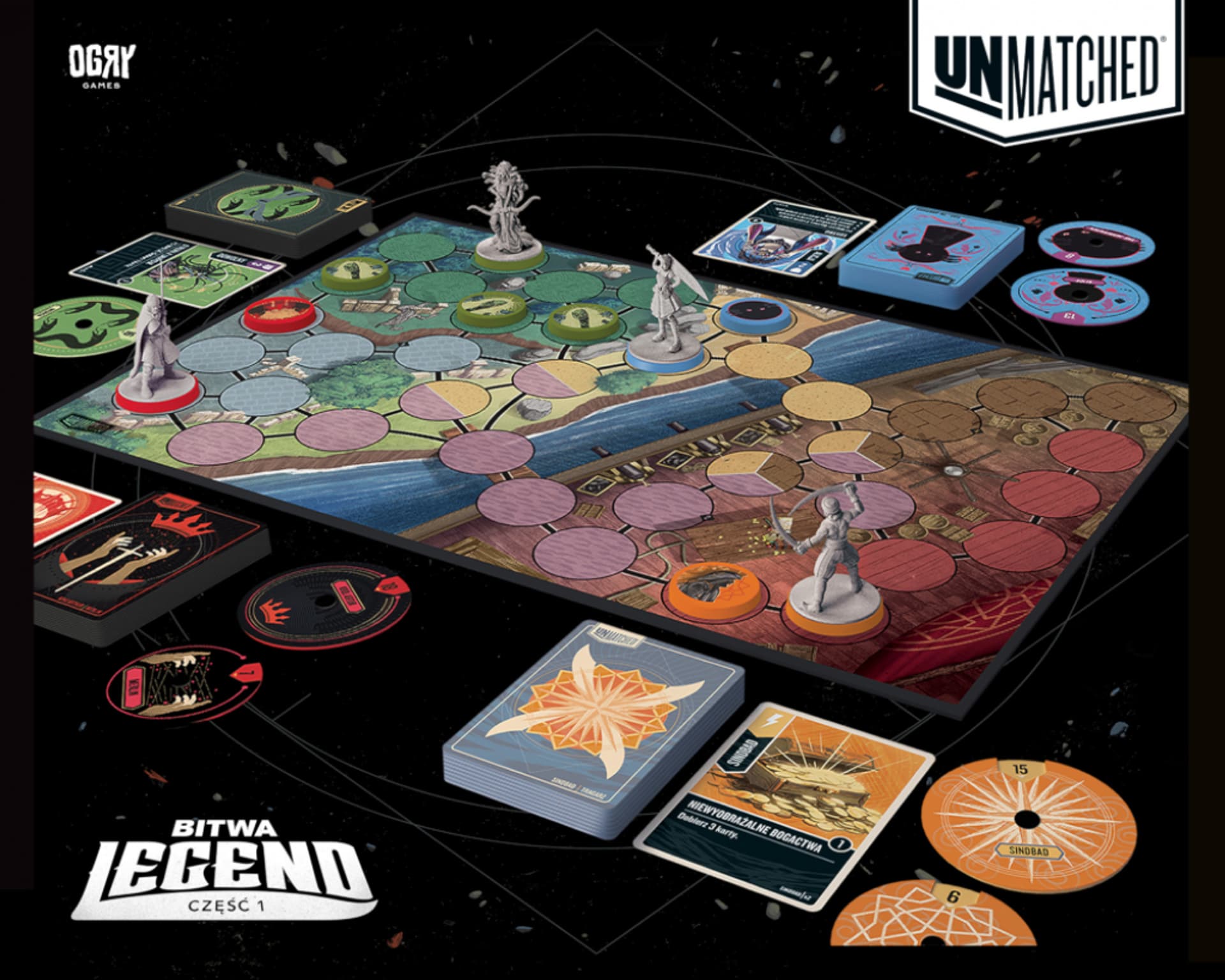 

GRA UNMATCHED: BITWA LEGEND podstawa - OGRY GAMES