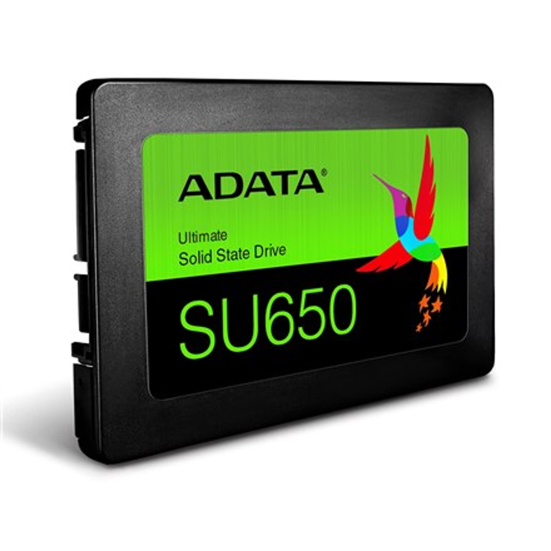 

ADATA Ultimate SU650 3D NAND SSD 960 GB, SSD form factor 2.5, SSD interface SATA, Write speed 450 MB/s, Read speed 520 MB/s