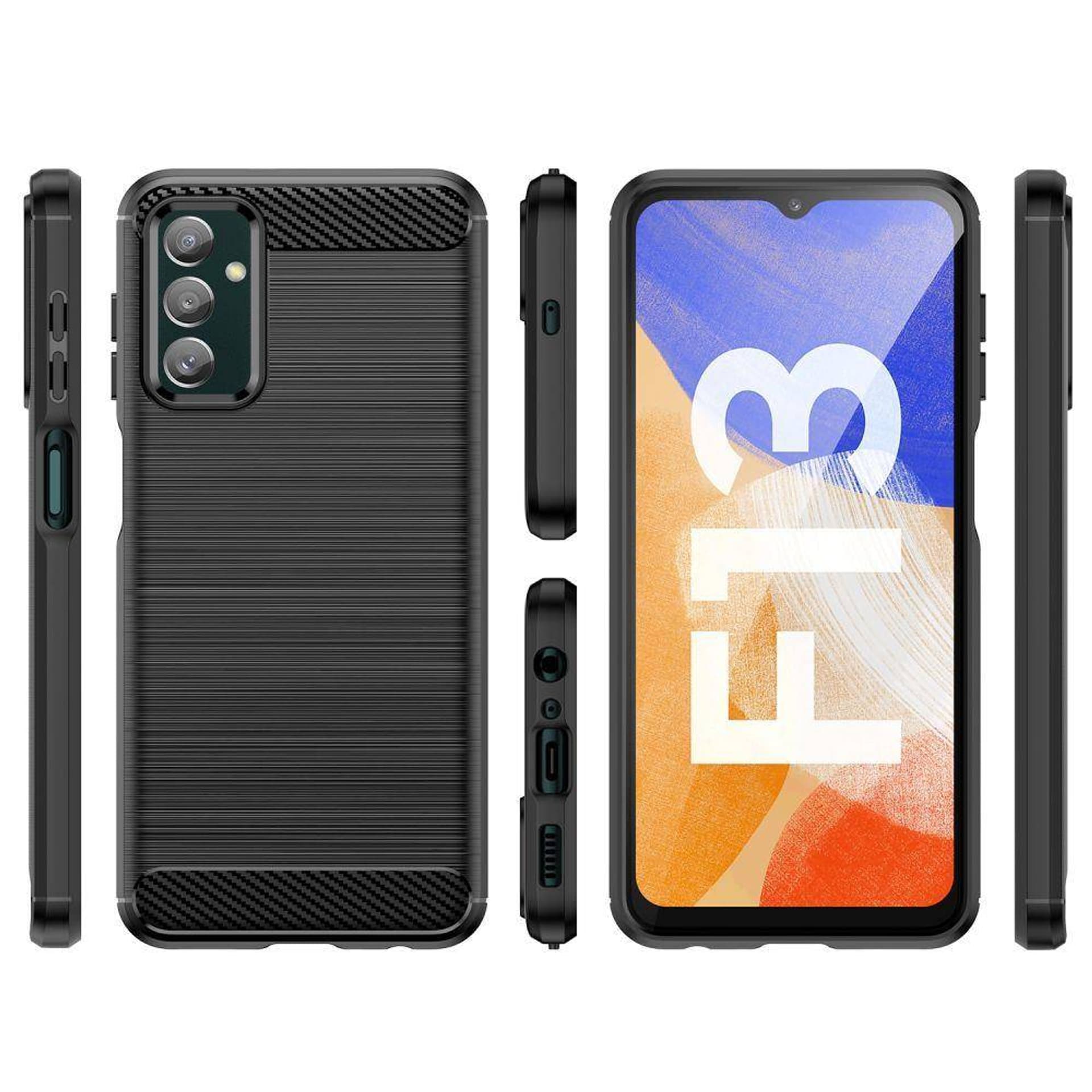 

Etui SAMSUNG GALAXY M13 Tech-Protect TPU Carbon czarne