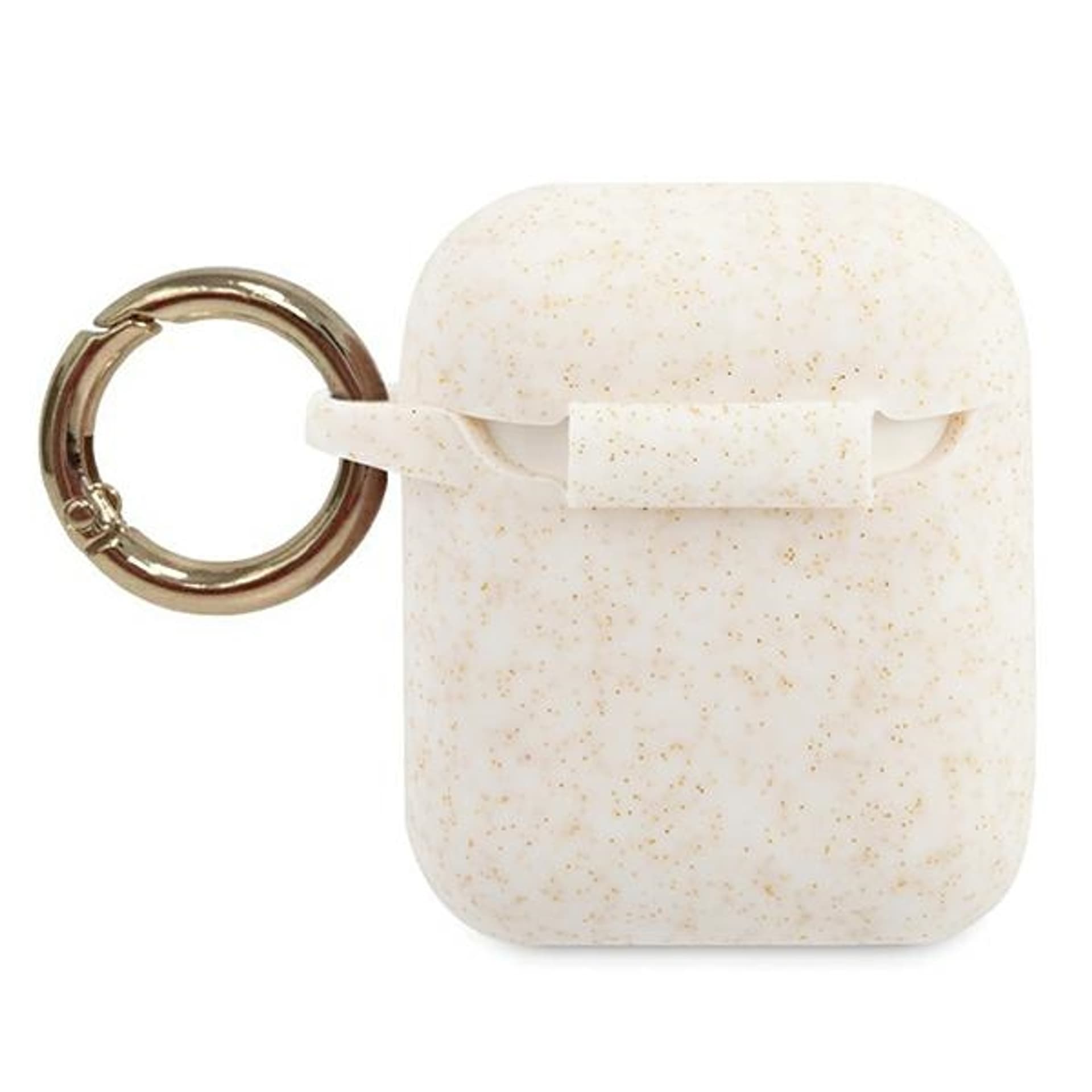 

Guess GUACCSILGLWH AirPods cover biały/white Silicone Glitter