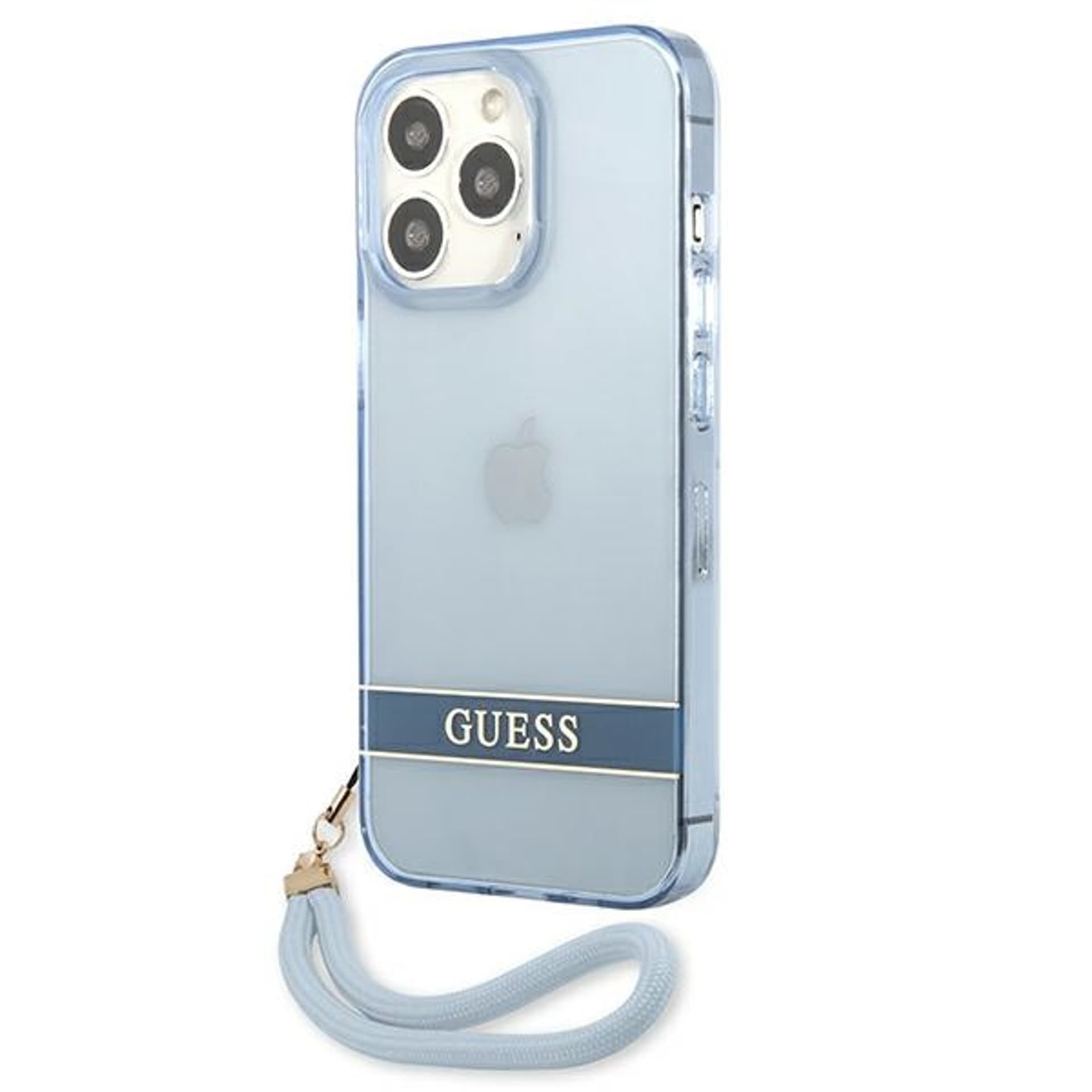 

Guess GUHCP13XHTSGSB iPhone 13 Pro Max 6,7" niebieski/blue hardcase Translucent Stap