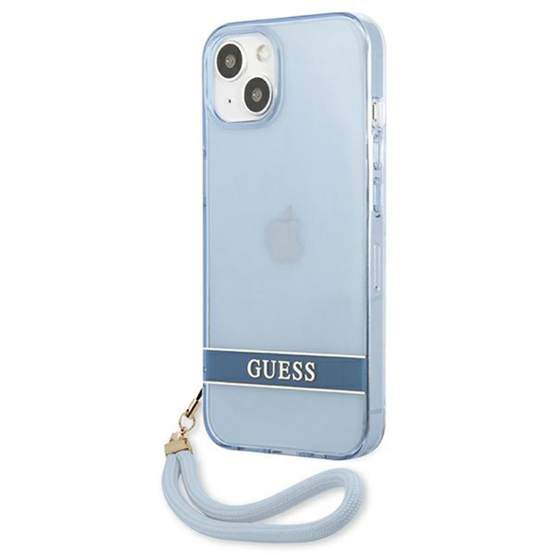 

Guess GUHCP13MHTSGSB iPhone 13 6,1" niebieski/blue hardcase Translucent Stap