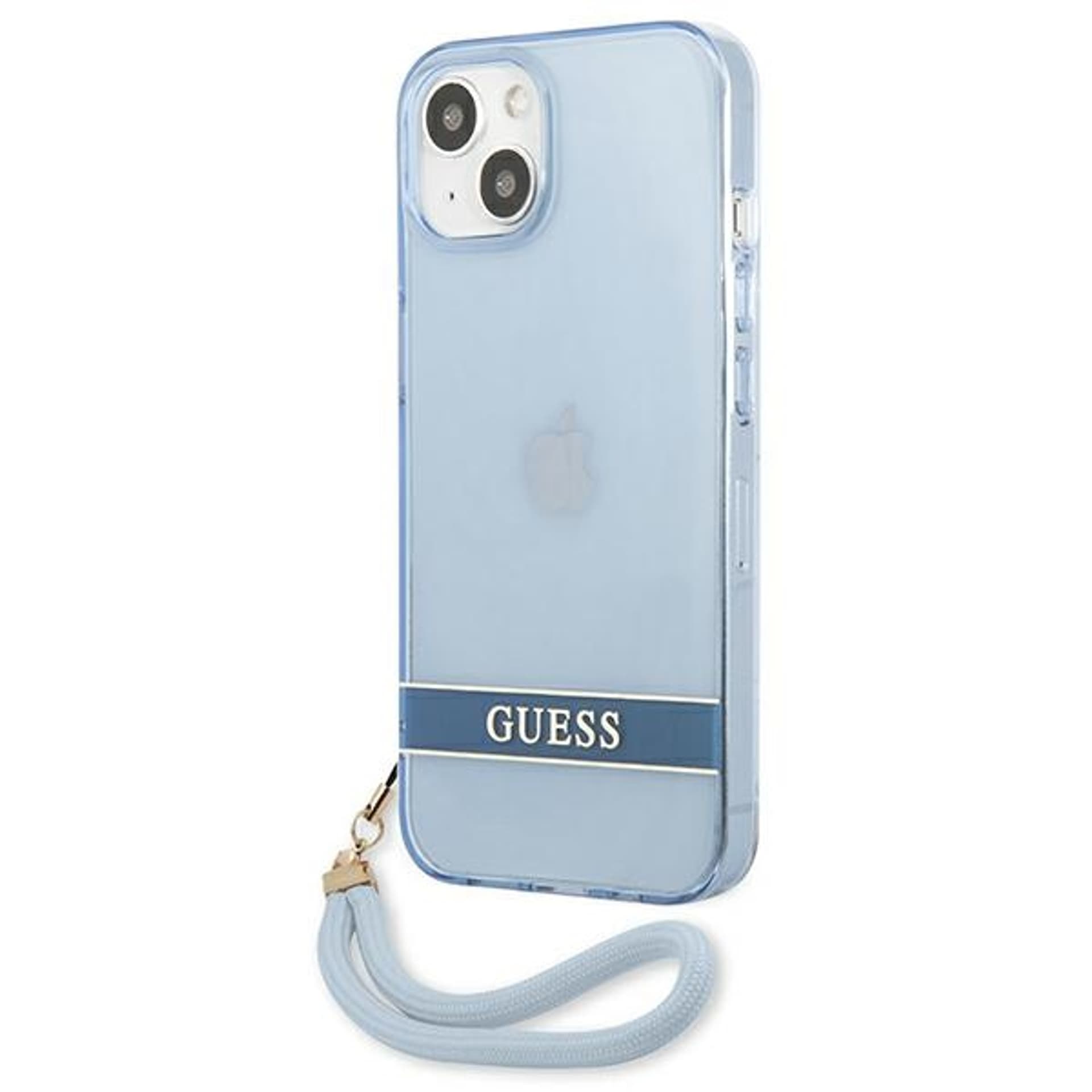 

Guess GUHCP13SHTSGSB iPhone 13 mini 5,4" niebieski/blue hardcase Translucent Stap