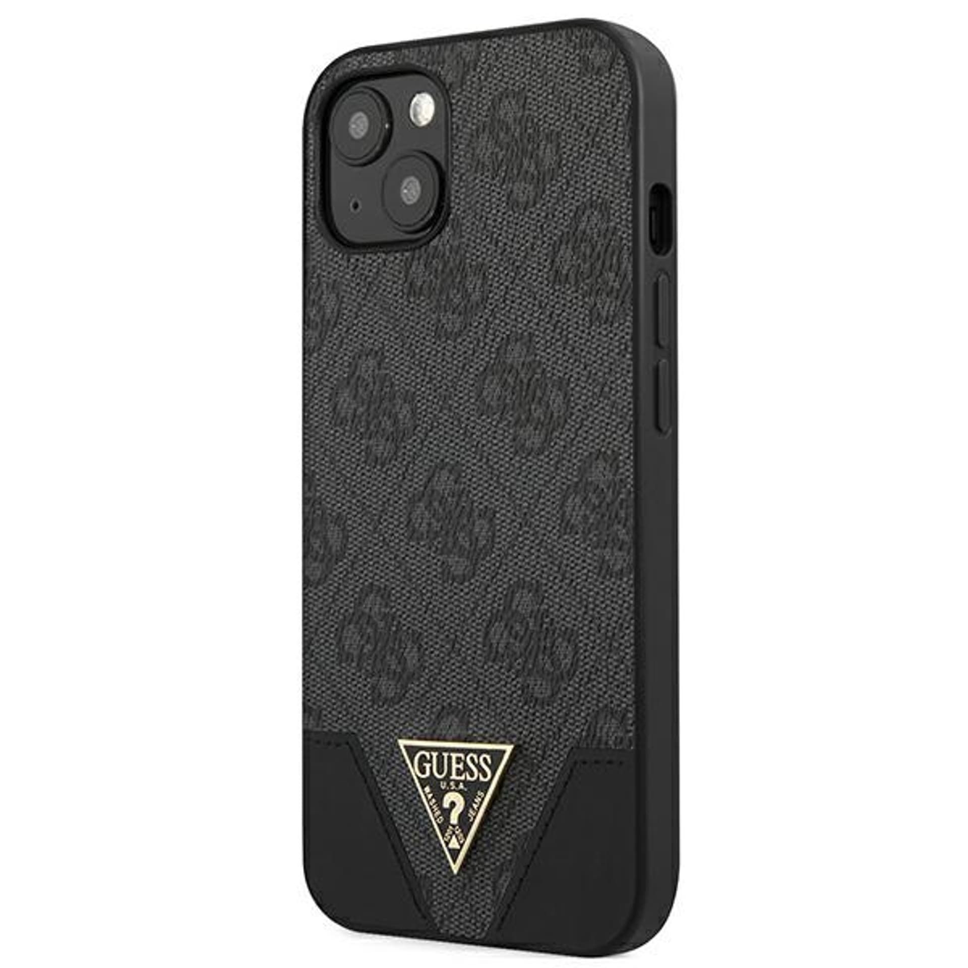 

Guess GUHCP13SPU4GHBK iPhone 13 Mini 5,4" szary/grey hardcase 4G Triangle Collection