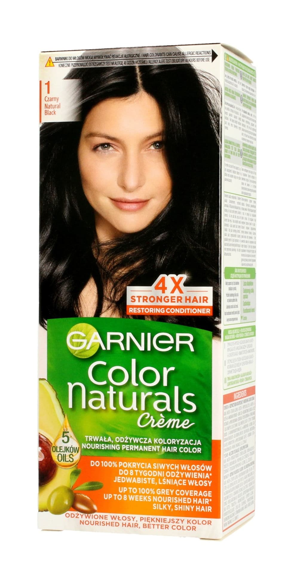 

Garnier Color Naturals Krem koloryzujący nr 1 Czarny 1op
