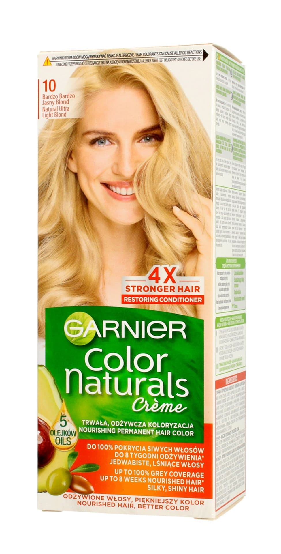 

Garnier Color Naturals Krem koloryzujący nr 10 Bardzo Bardzo Jasny Blond 1op