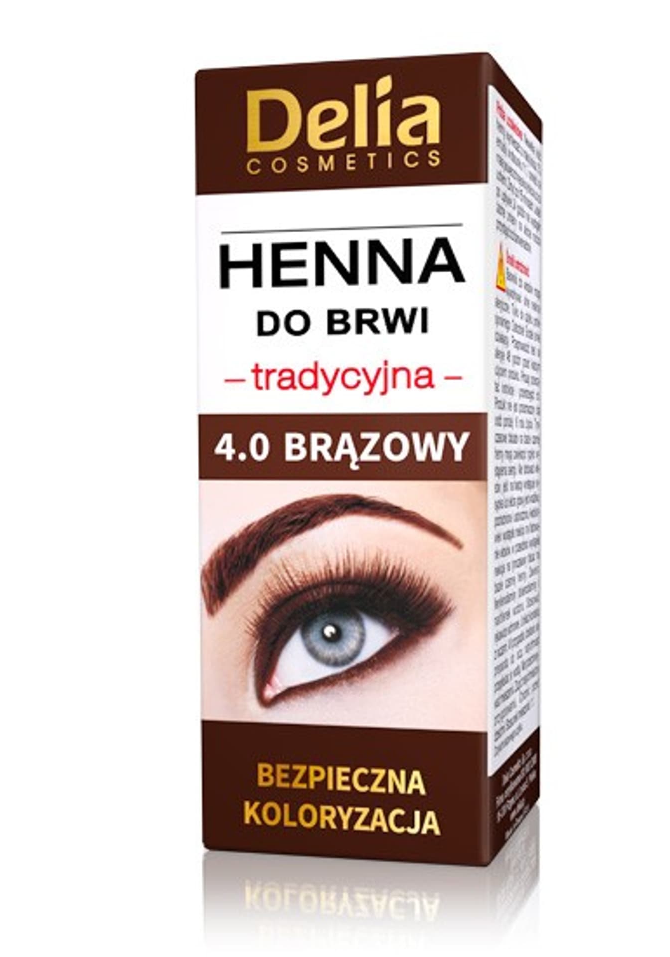 

Delia Cosmetics Henna do brwi - Brązowa