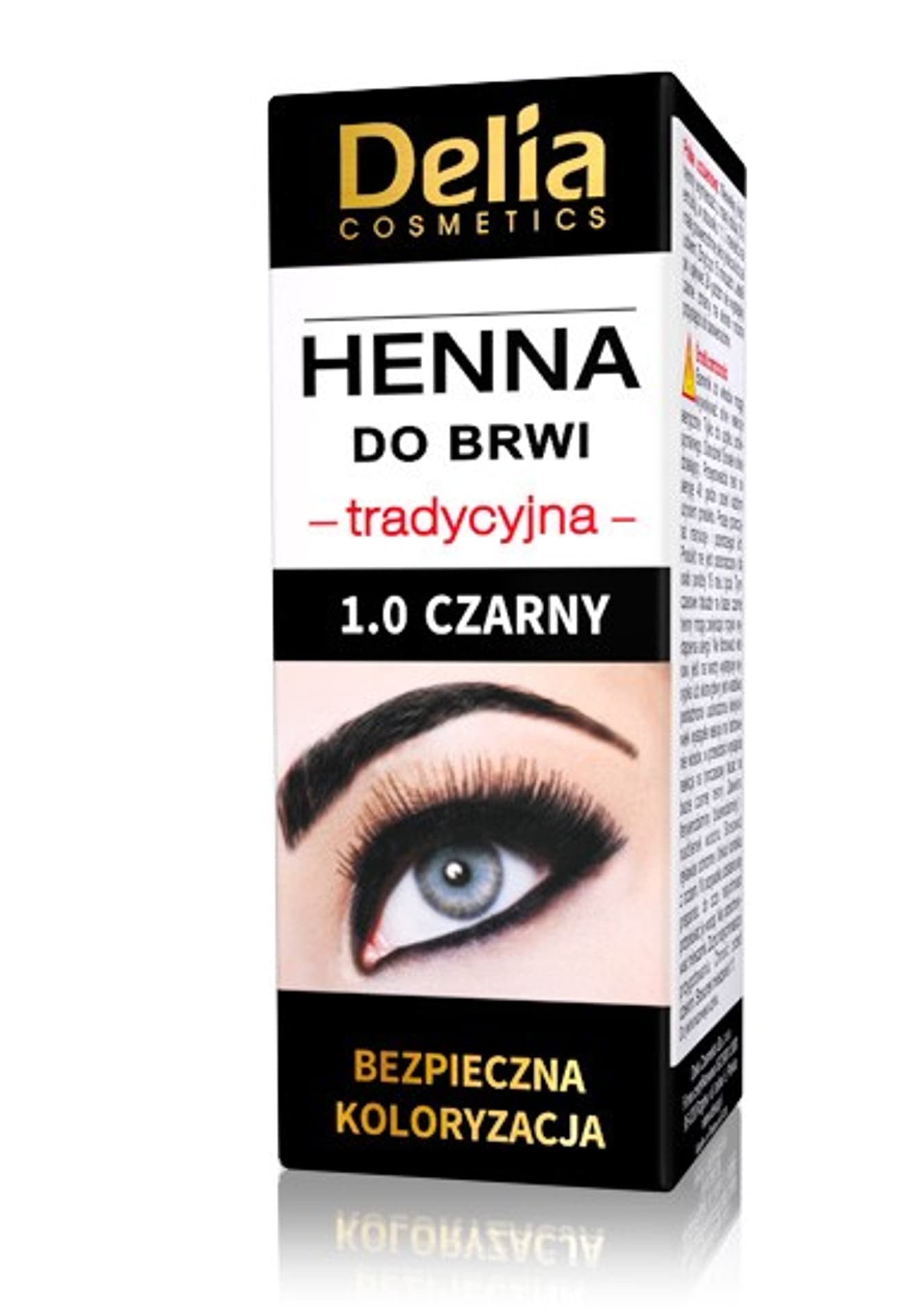 

Delia Cosmetics Henna do brwi - Czarna