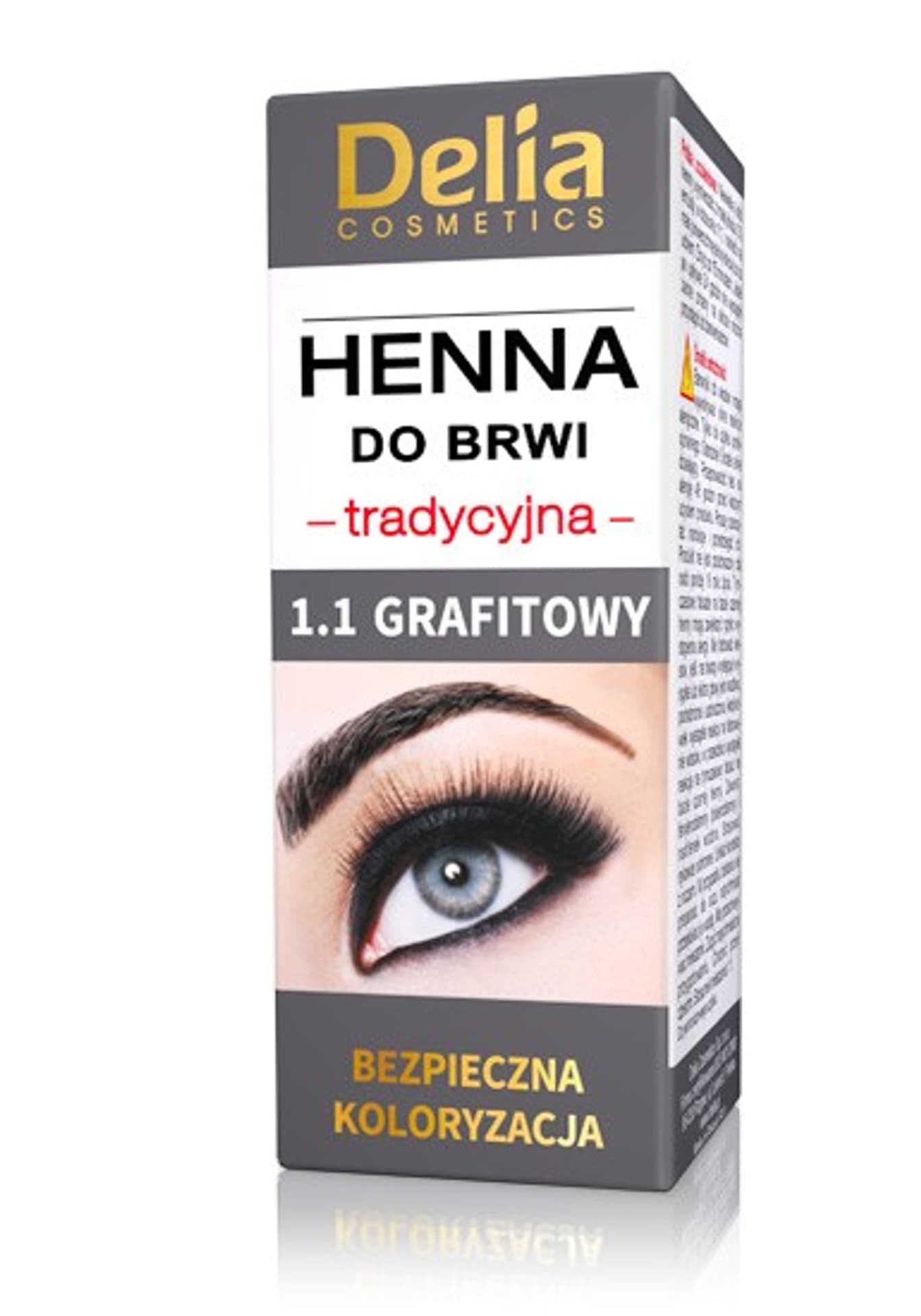 

Delia Cosmetics Henna do brwi - Grafitowa