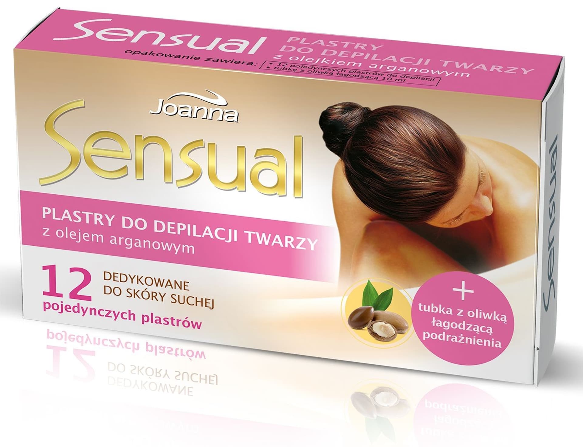 

Joanna Sensual Plastry do depilacji twarzy Argan 1op.(12szt)