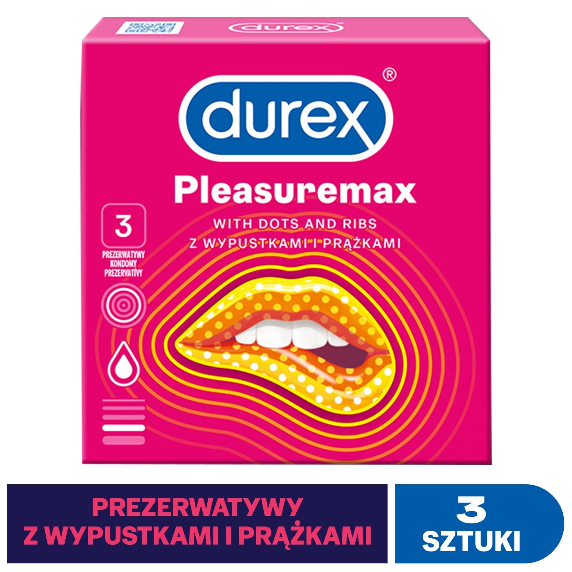 

Durex Prezerwatywy Pleasuremax 3 szt