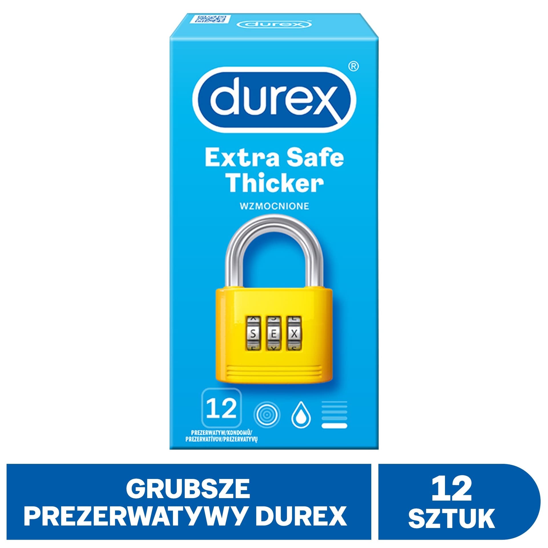 

Durex Prezerwatywy Extra Safe 12 szt