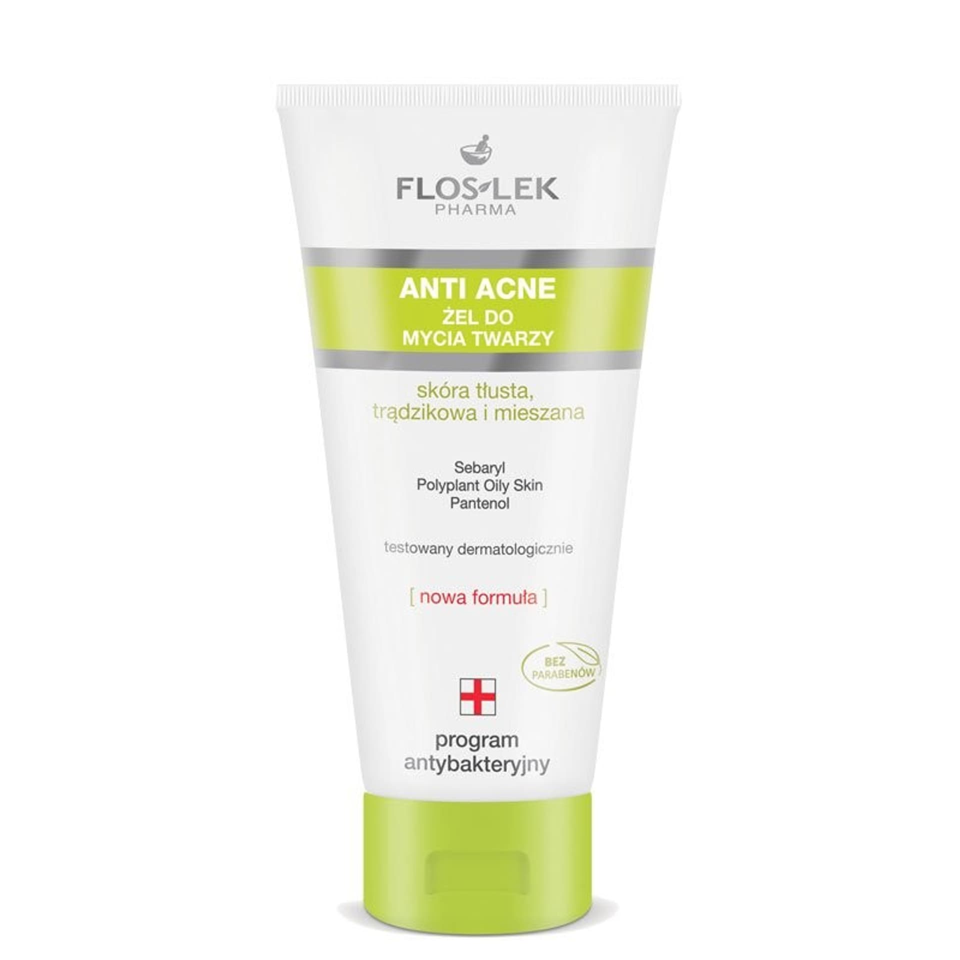 

Floslek Anti Acne Program Antybakteryjny Żel do mycia twarzy
