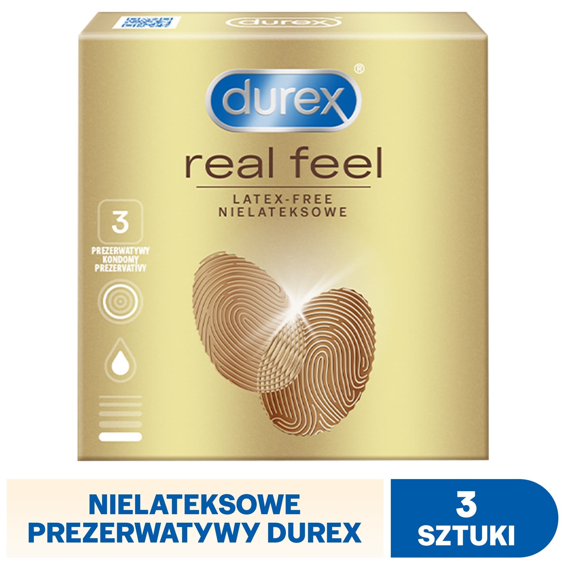 

Durex Prezerwatywy Real Feel 3 szt