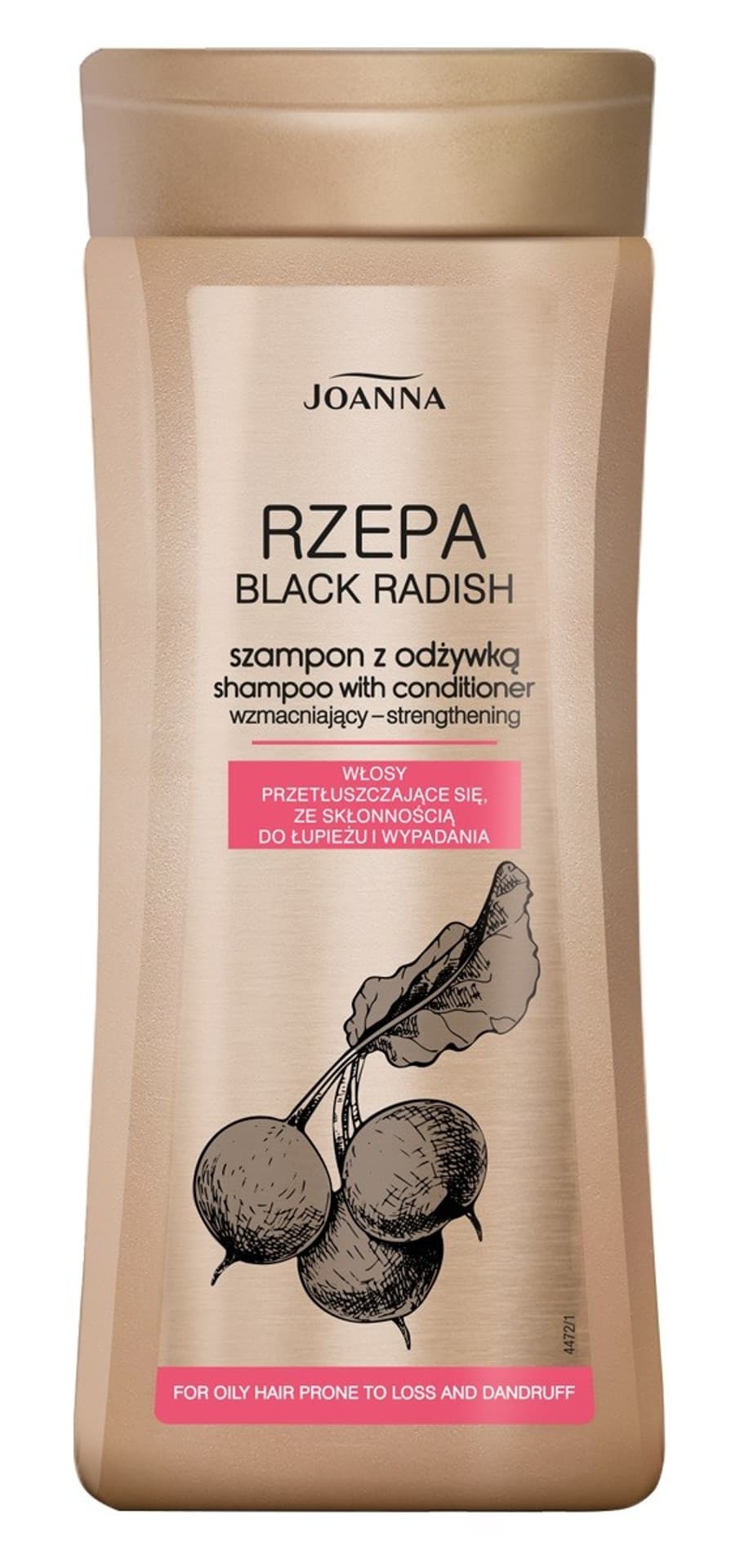 

Joanna Rzepa Szampon Wzmacniający z Odżywką do Włosów Przetłuszczających się 400ml