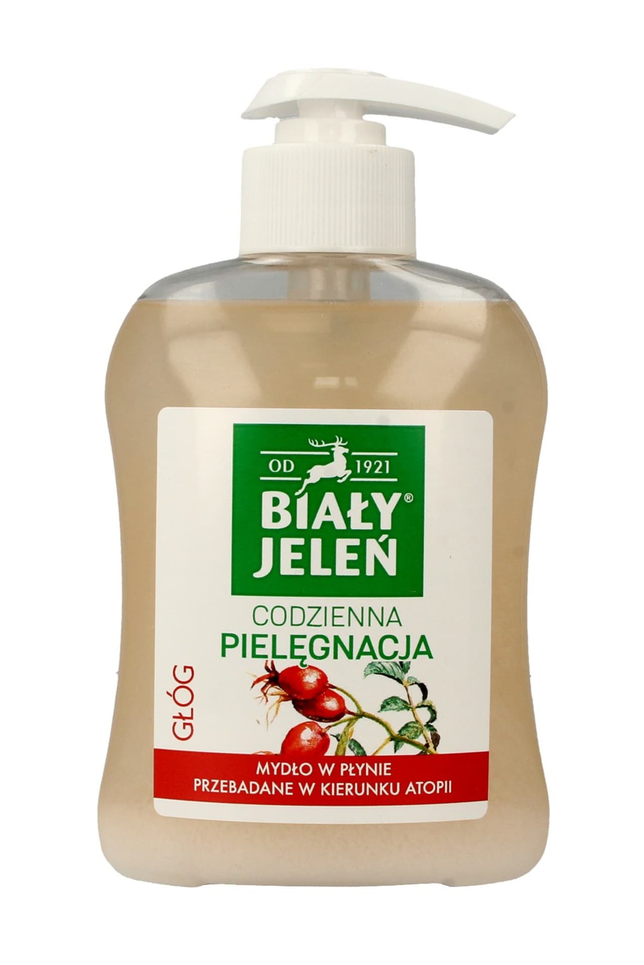 

Biały Jeleń Codzienna Pielęgnacja Mydło w płynie Głóg 300ml