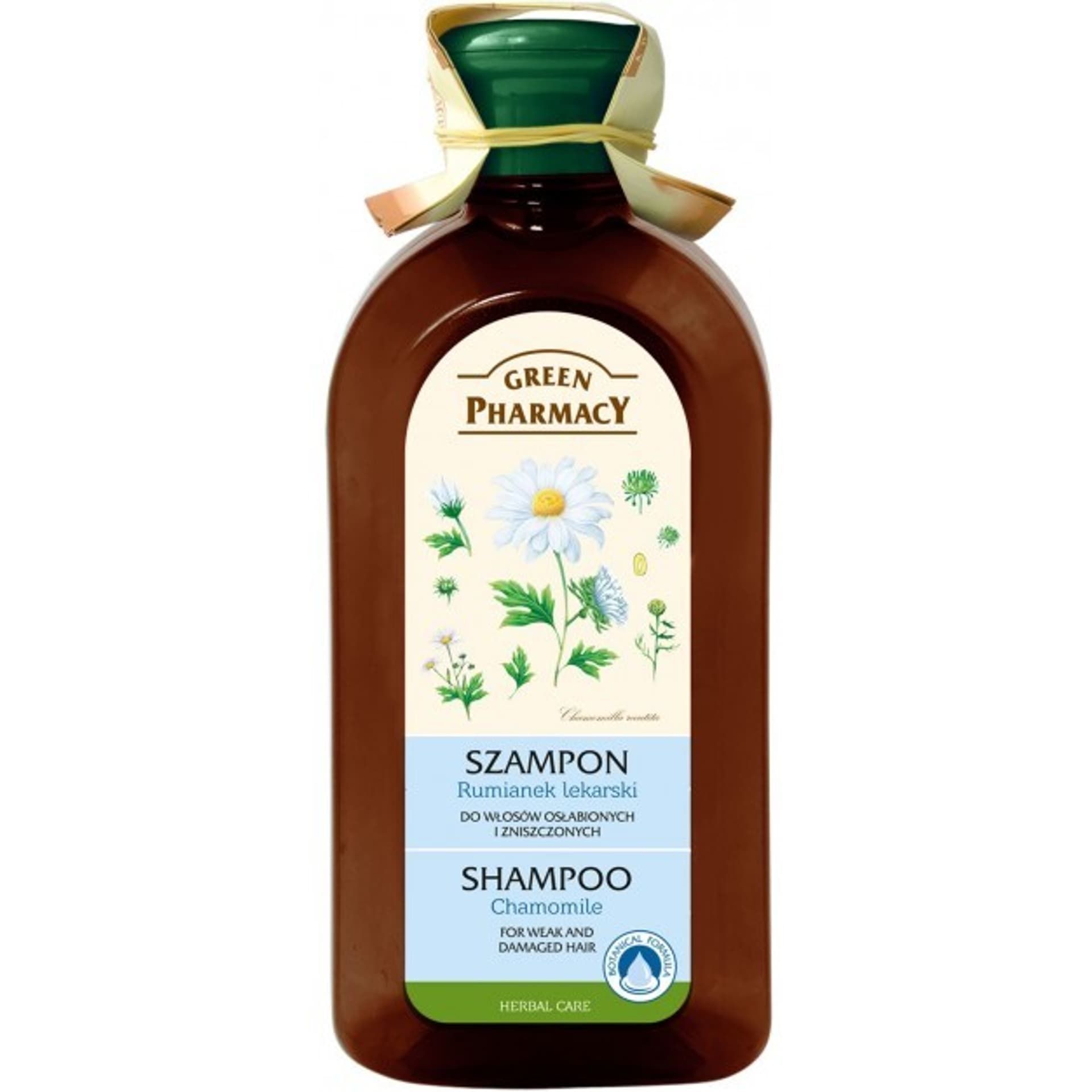 

Green Pharmacy Szampon do włosów zniszczonych Rumianek