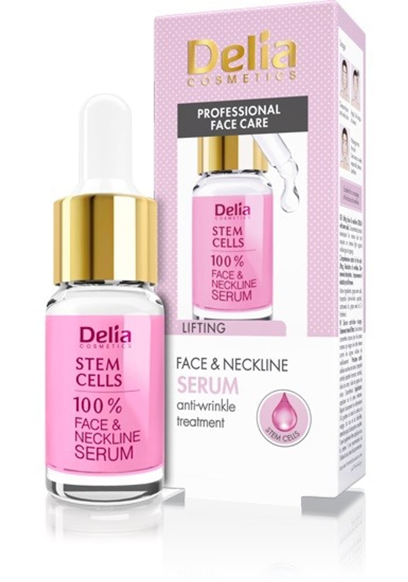 

Delia Professional Face Care Serum do twarzy,szyi i dekoltu Komórki Macierzyste 100% 10ml