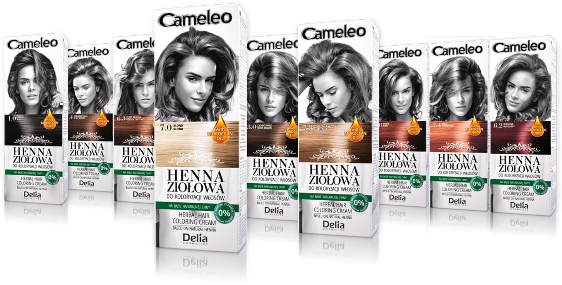 

Delia Cosmetics Cameleo Henna Ziołowa nr 6.6 rubin 75g