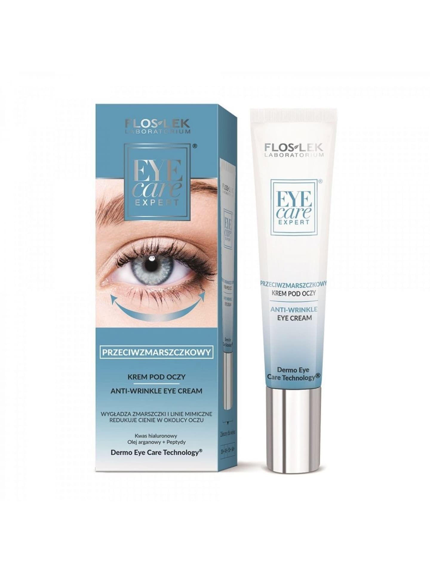 

Floslek EYE CARE EXPERT® Przeciwzmarszczkowy krem pod oczy 15 ml