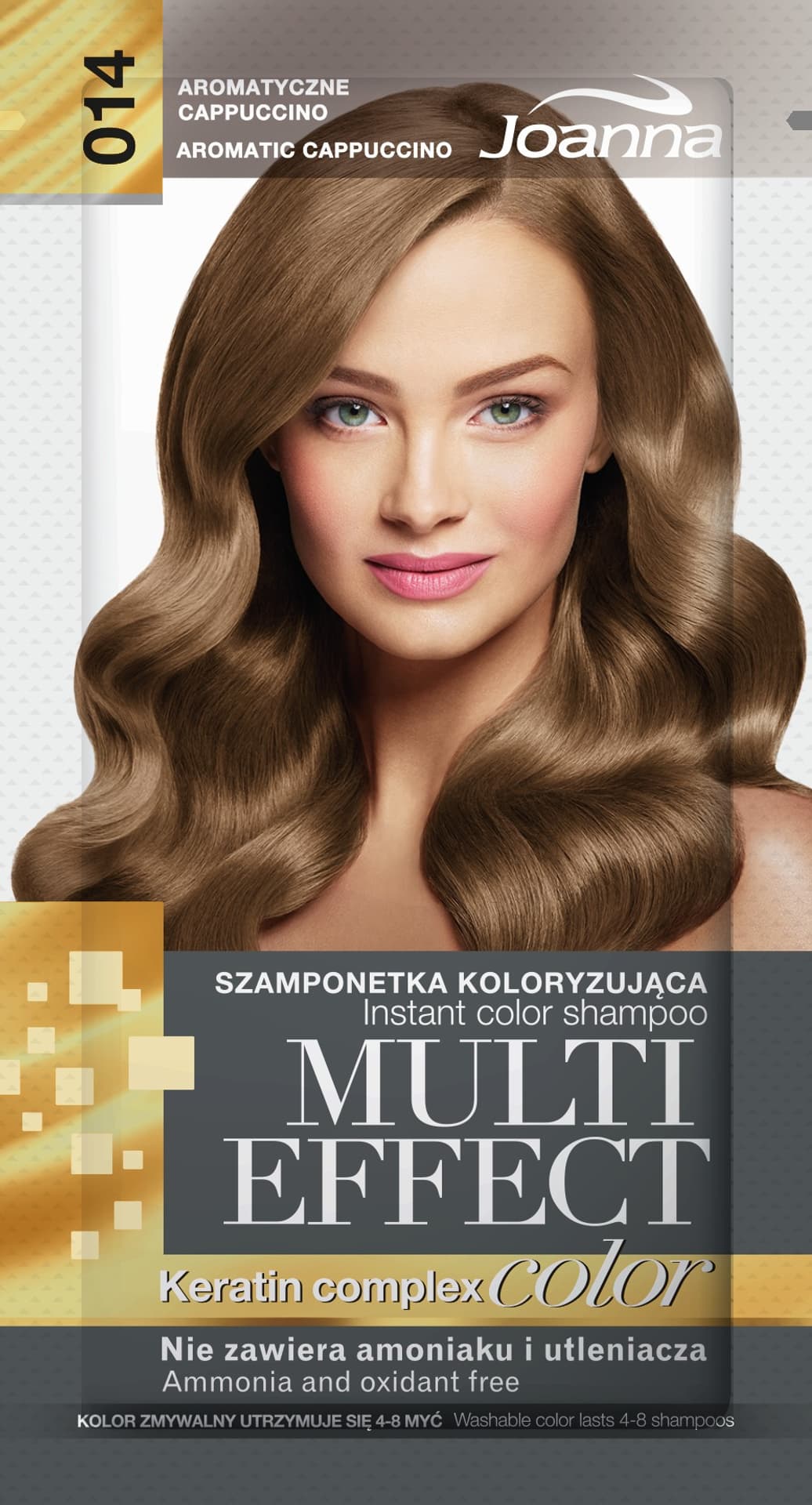 

Joanna Multi Effect Color Keratin Complex Szamponetka 14 Aromatyczne Cappuccino 35g